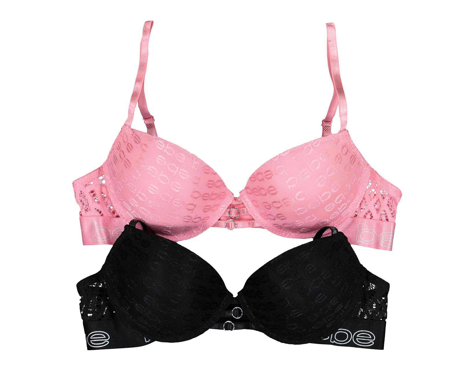 Foto 1 | Brasier con Encaje Bebe Push Up para Mujer 2 Piezas