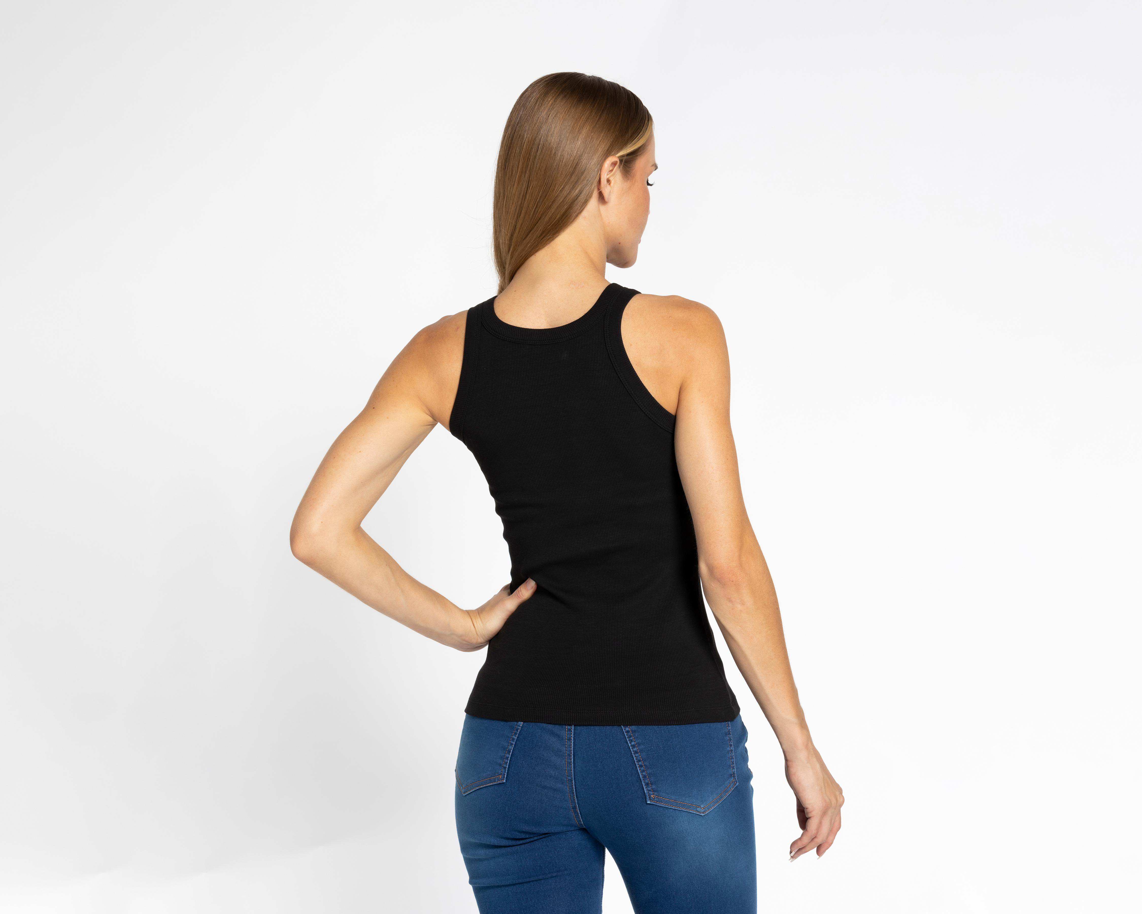 Foto 4 pulgar | Playera Bebe sin Mangas con Pedrería