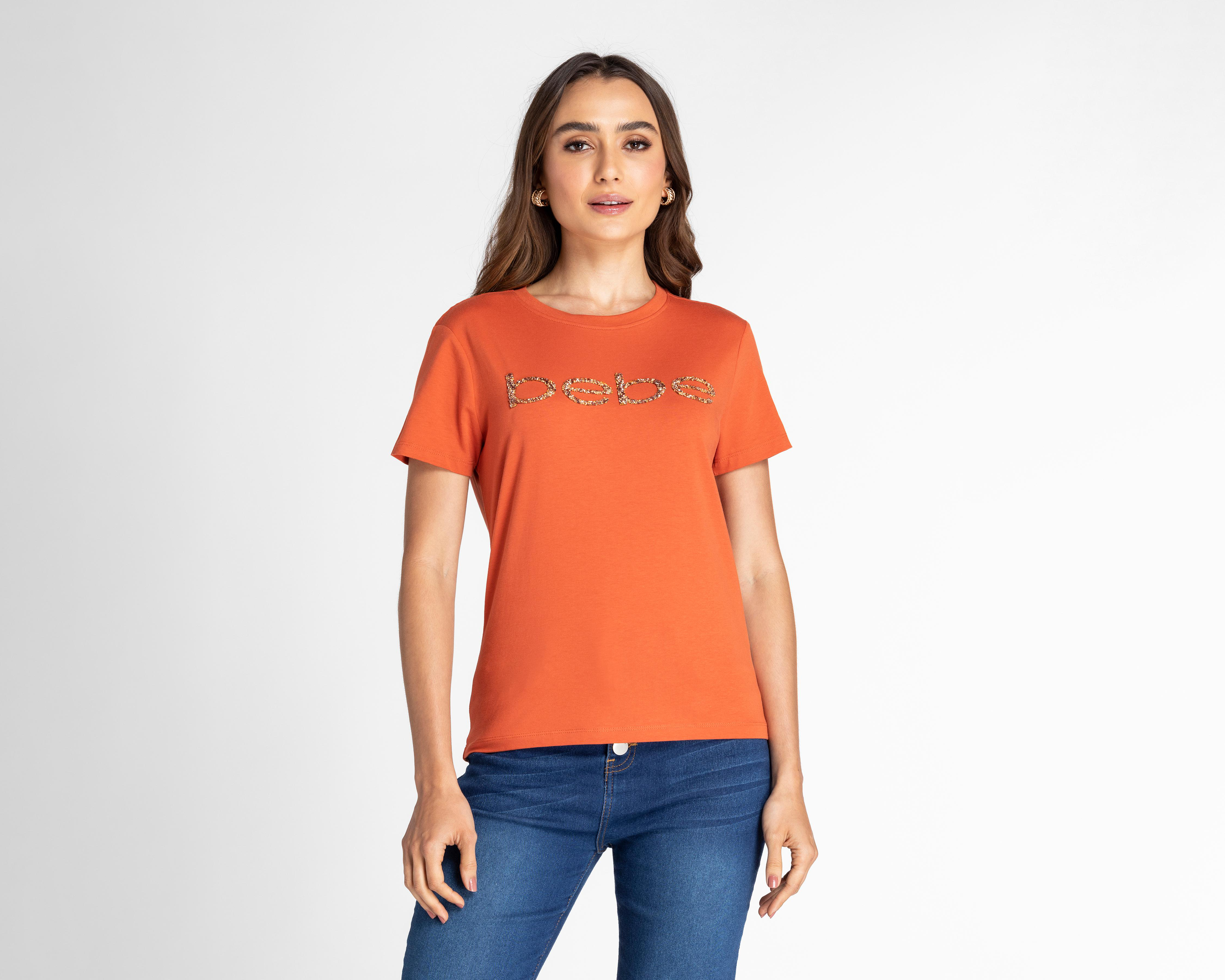 Playera Bebe Manga Corta con Pedrería $249