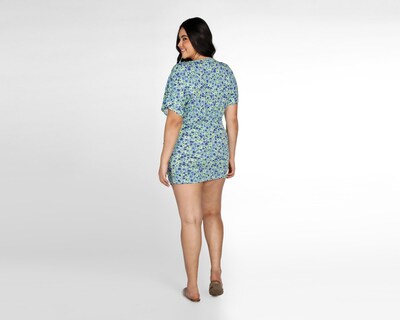 Foto 6 | Vestido Thinner Casual Escote V con Estampado de Flores