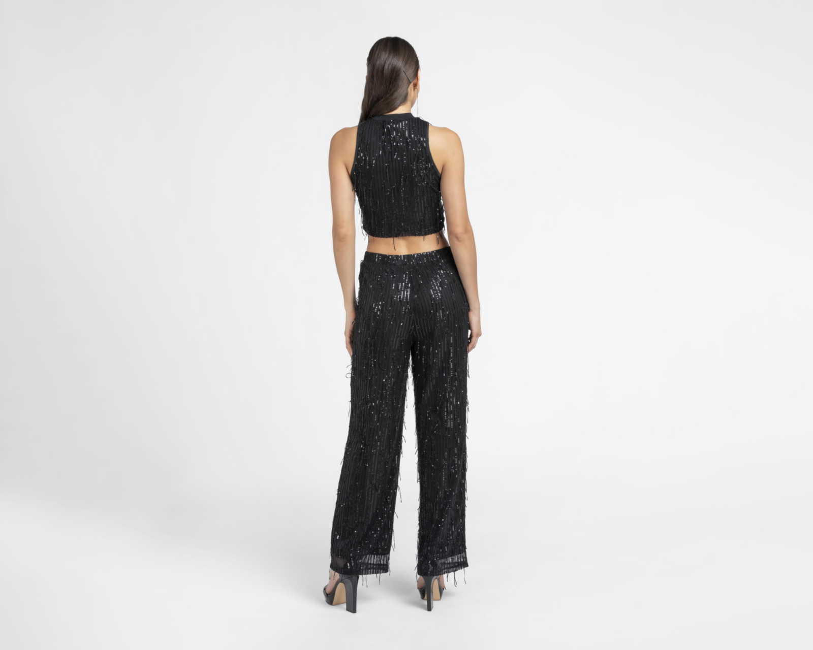 Foto 4 pulgar | Blusa y Pantalón Jennifer Lopez de Fiesta con Lentejuelas