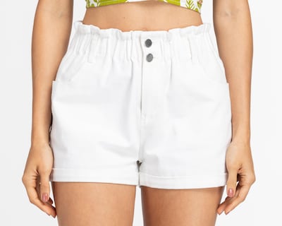 Foto 4 | Short Bebe Blanco