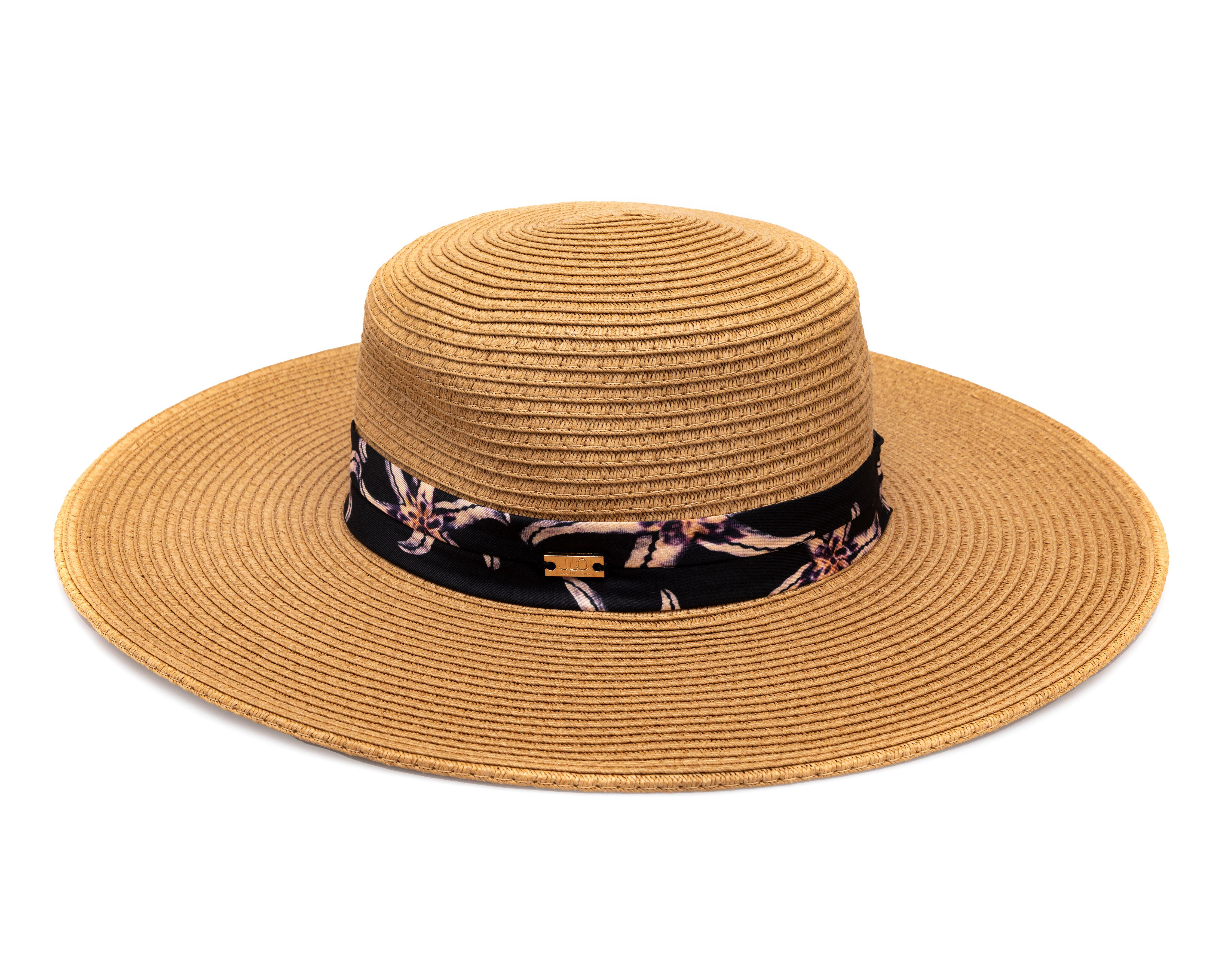 Sombrero de Playa Rio Beach con Lazo Estampado Floral