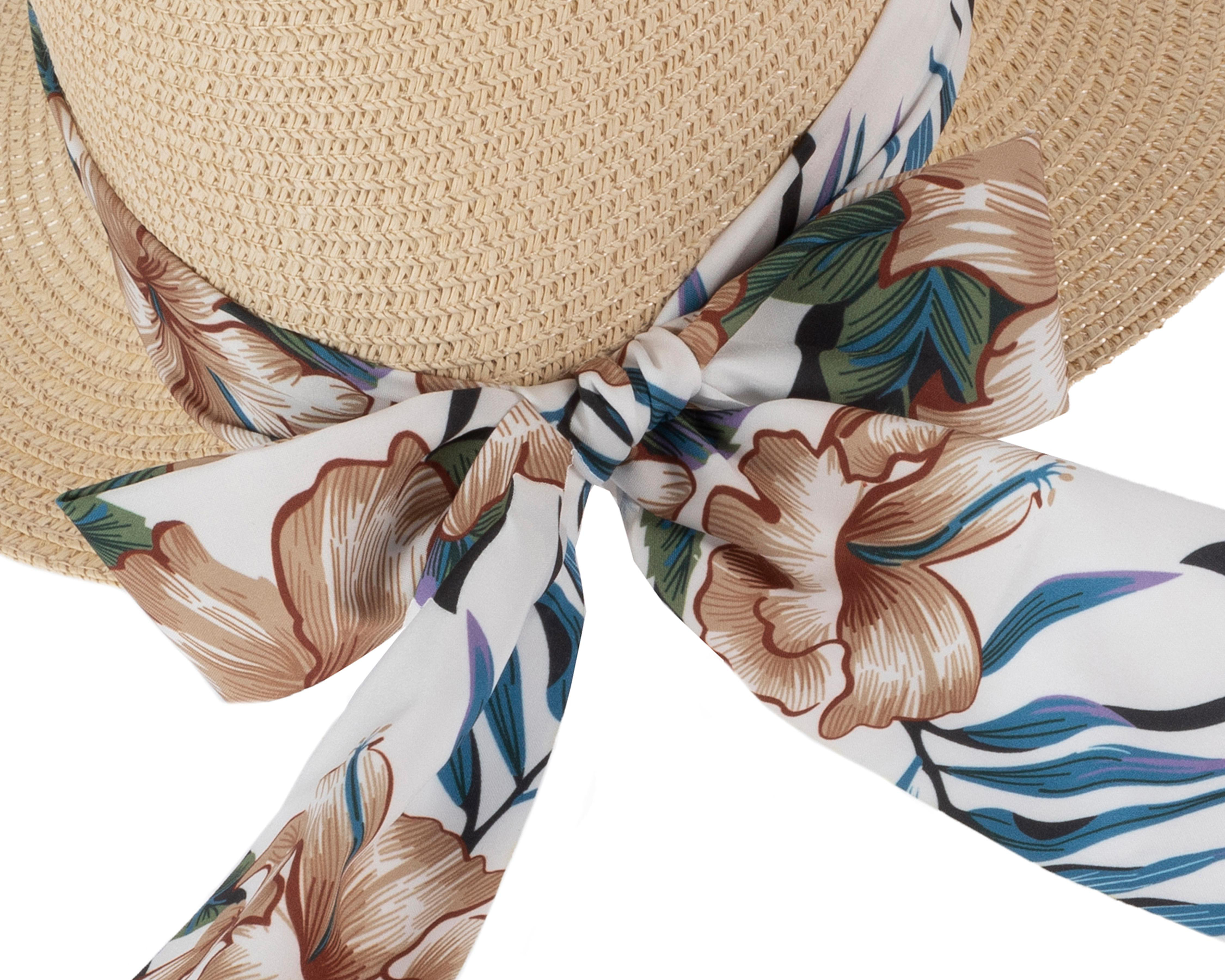 Foto 3 | Sombrero Ala Corta Lady Sun con Lazo Floral