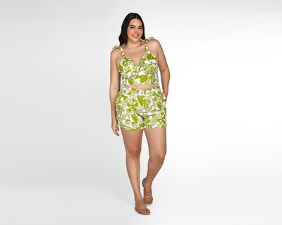 Foto 2 | Top y Short Jennifer Lopez con Estampado Floral