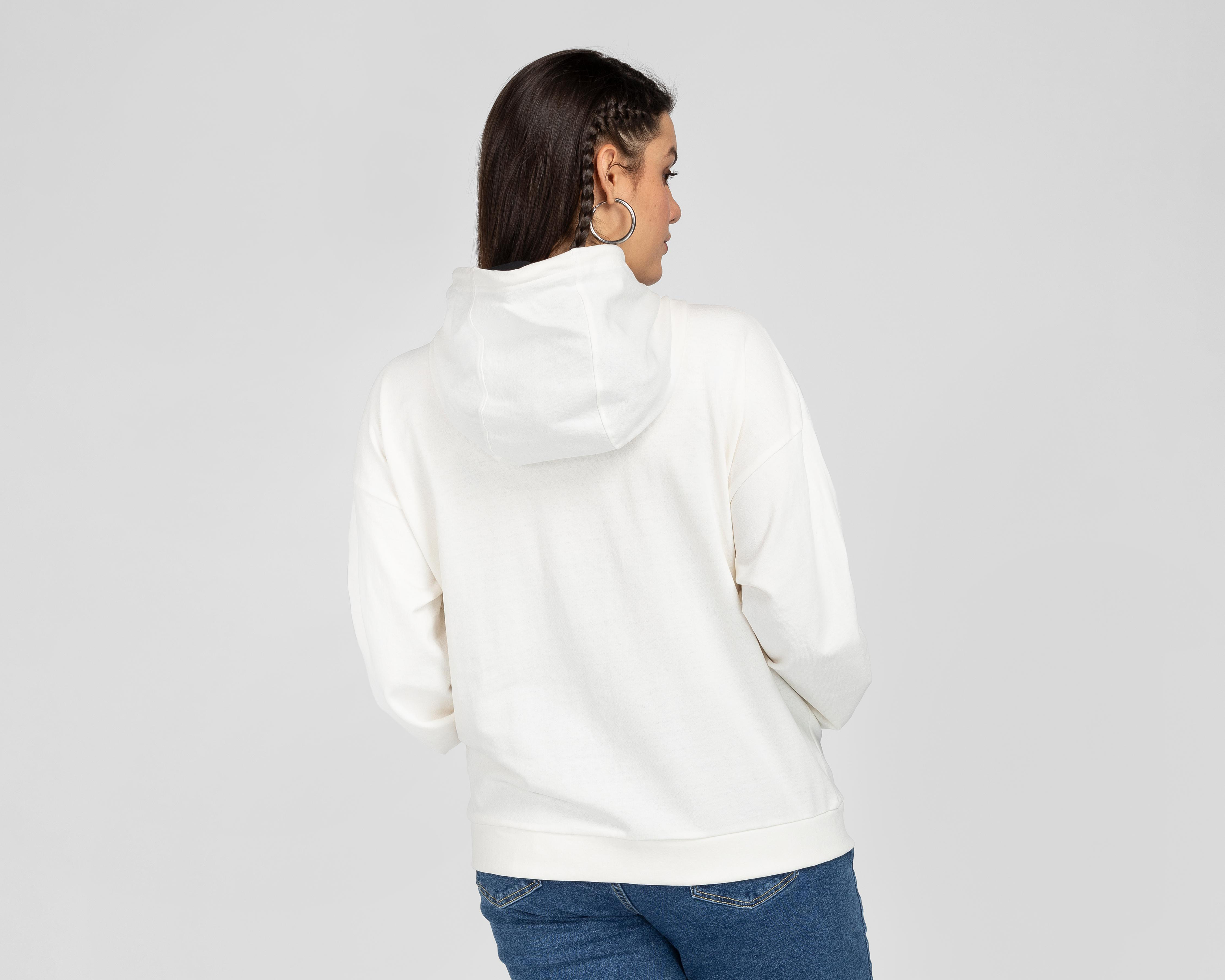 Foto 4 pulgar | Sudadera Refill Corta con Capucha