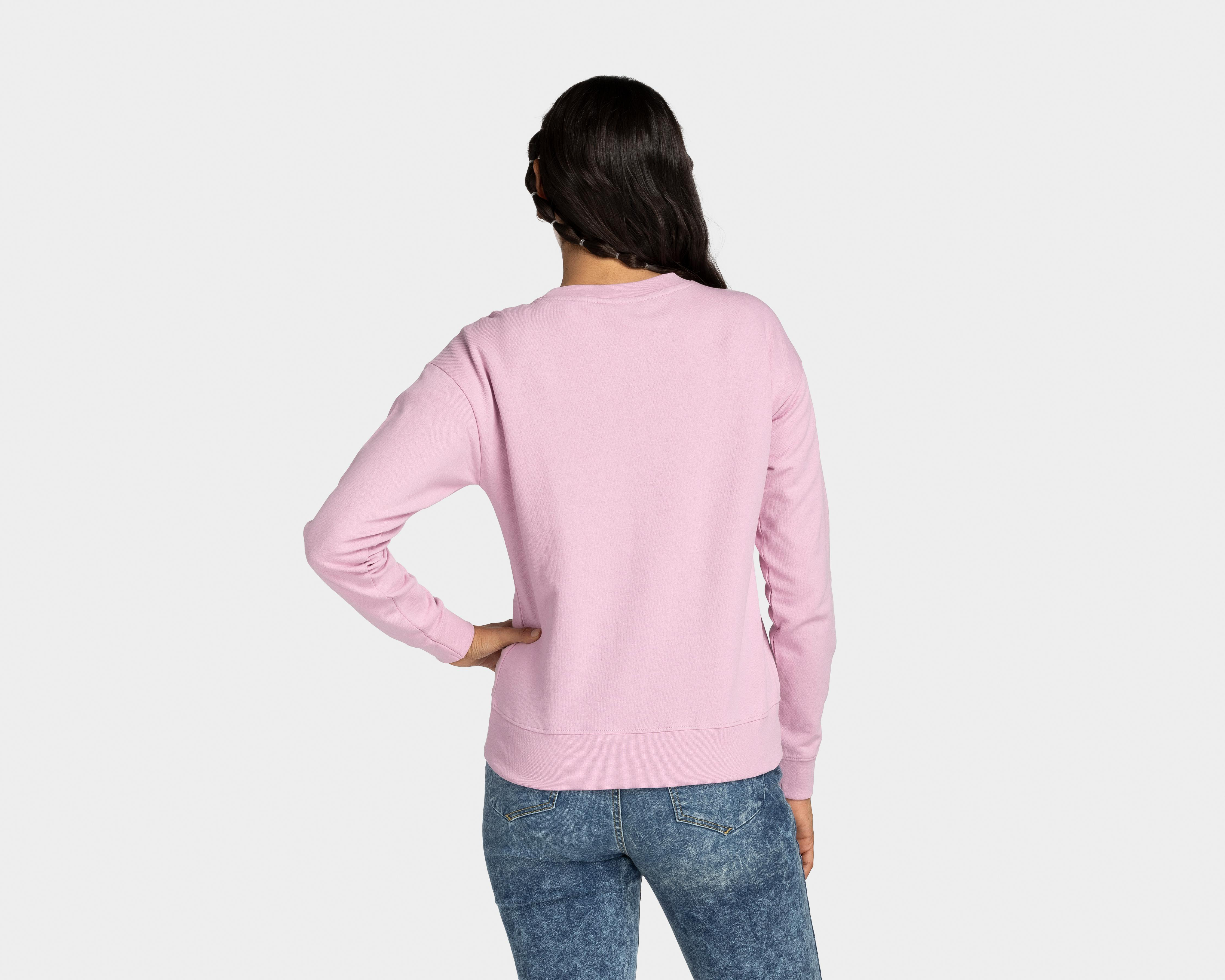 Foto 4 pulgar | Sudadera 18 Forever Corta Lila