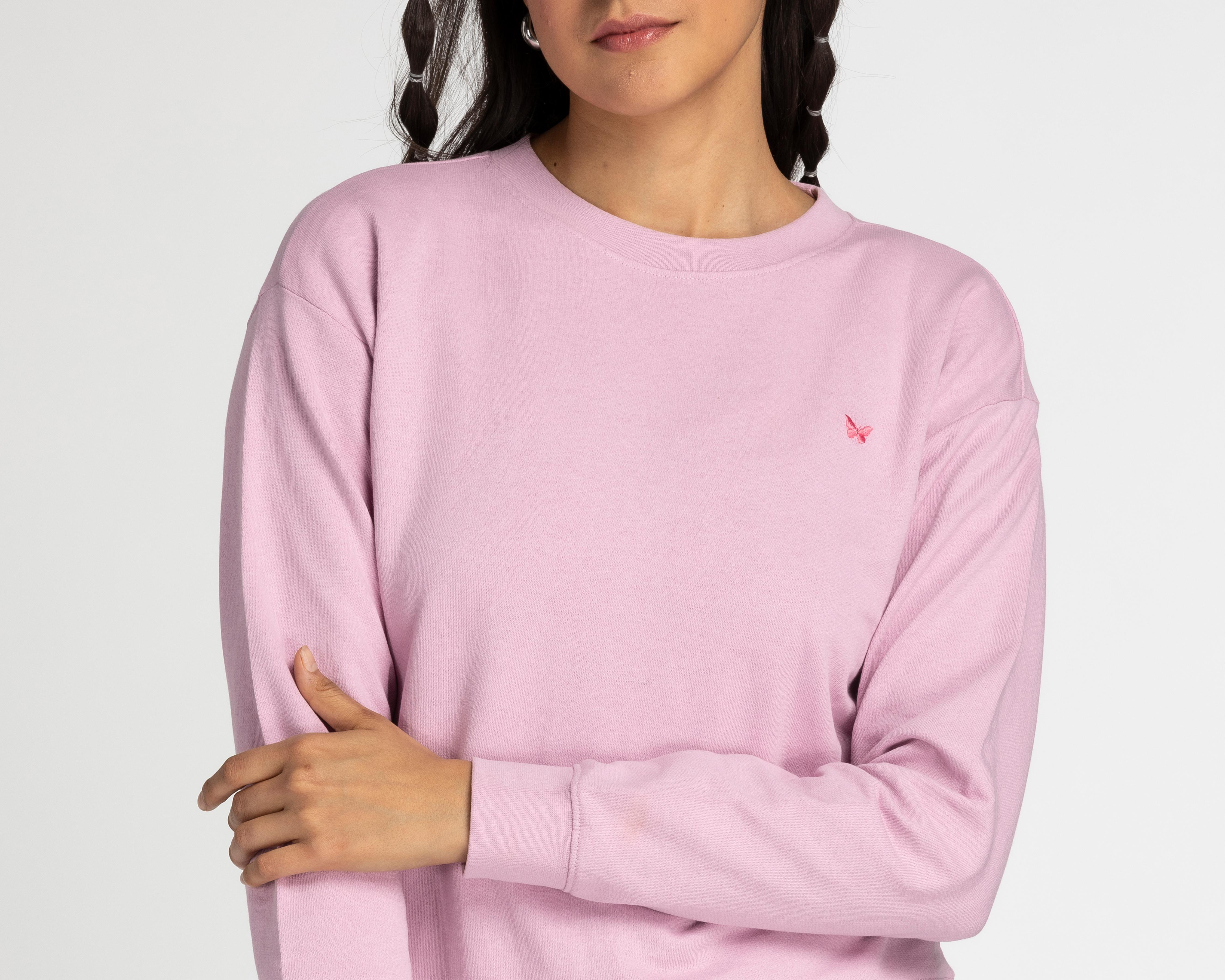 Foto 5 pulgar | Sudadera 18 Forever Corta Lila