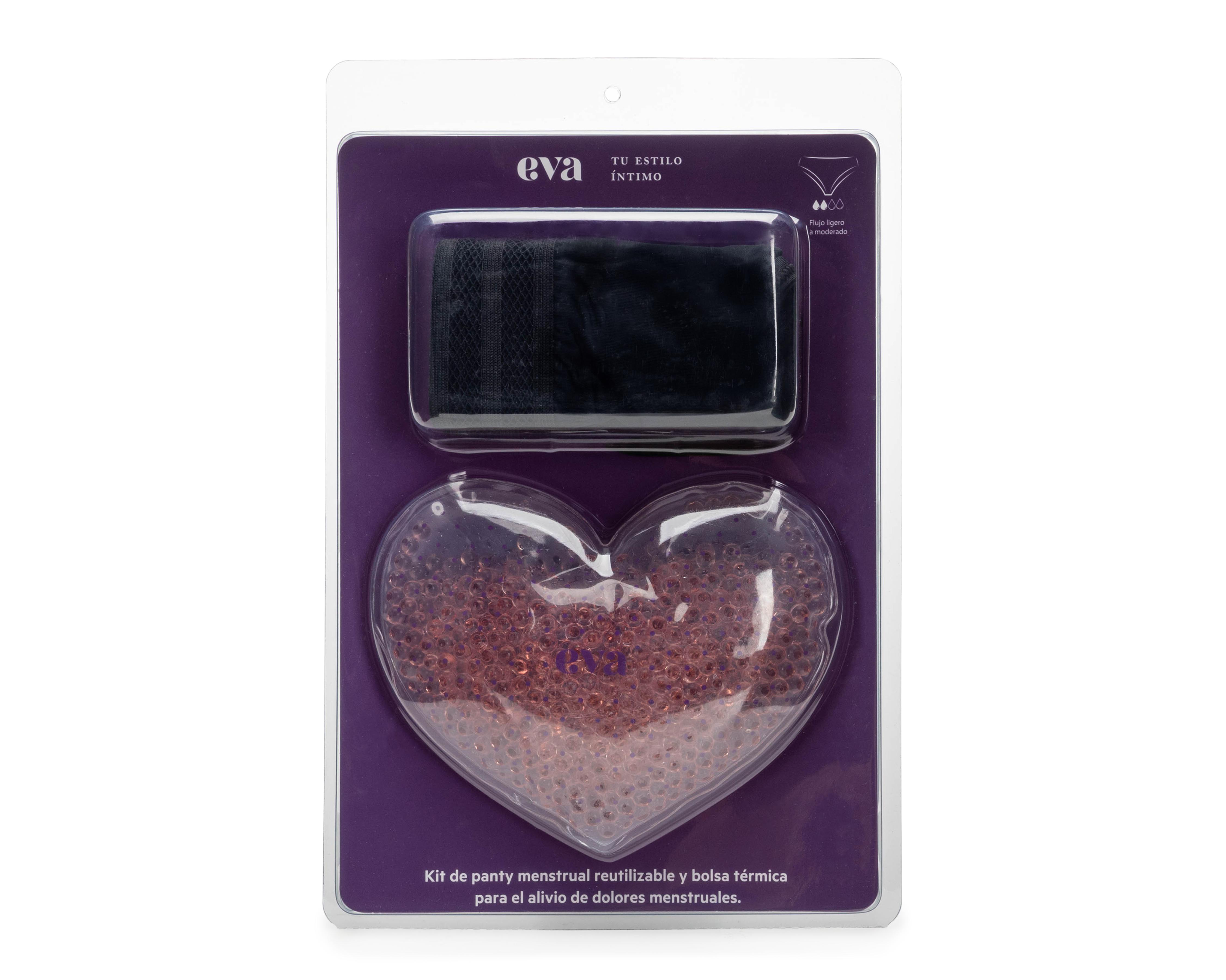 Panty Menstrual Reutilizable y Bolsa Térmica Eva Tu Estilo Íntimo