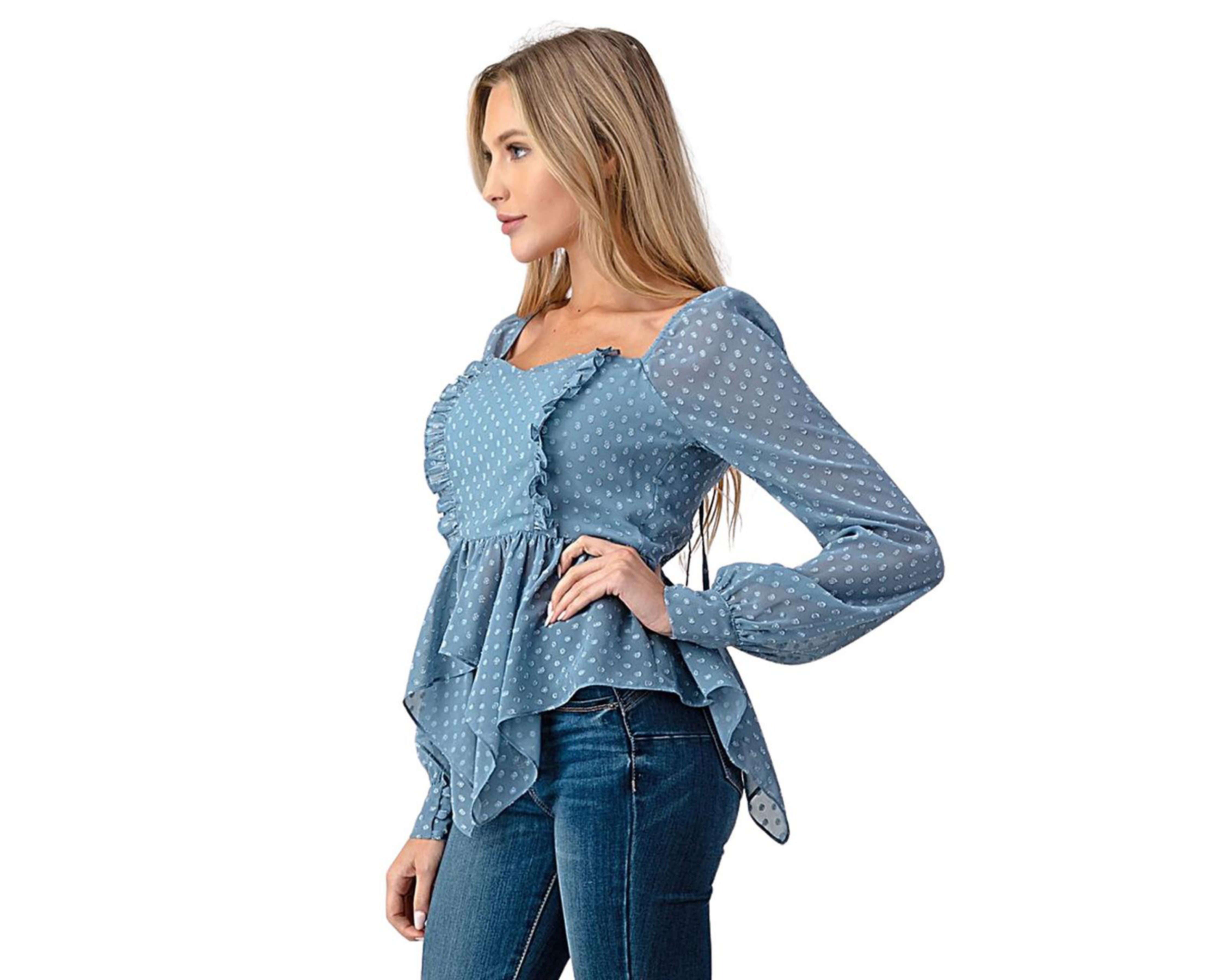Foto 2 | Blusa Manga Larga Minuet para Mujer