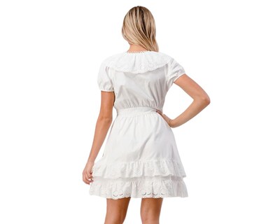 Foto 3 | Vestido Casual Minuet Corto Manga Corta para Mujer