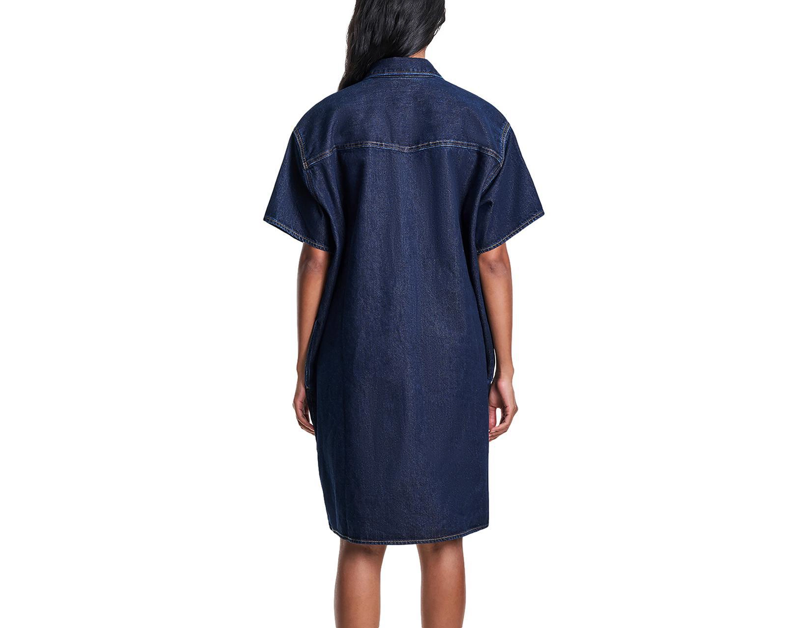 Foto 5 pulgar | Vestido Levi's Casual de Mezclilla con Botones