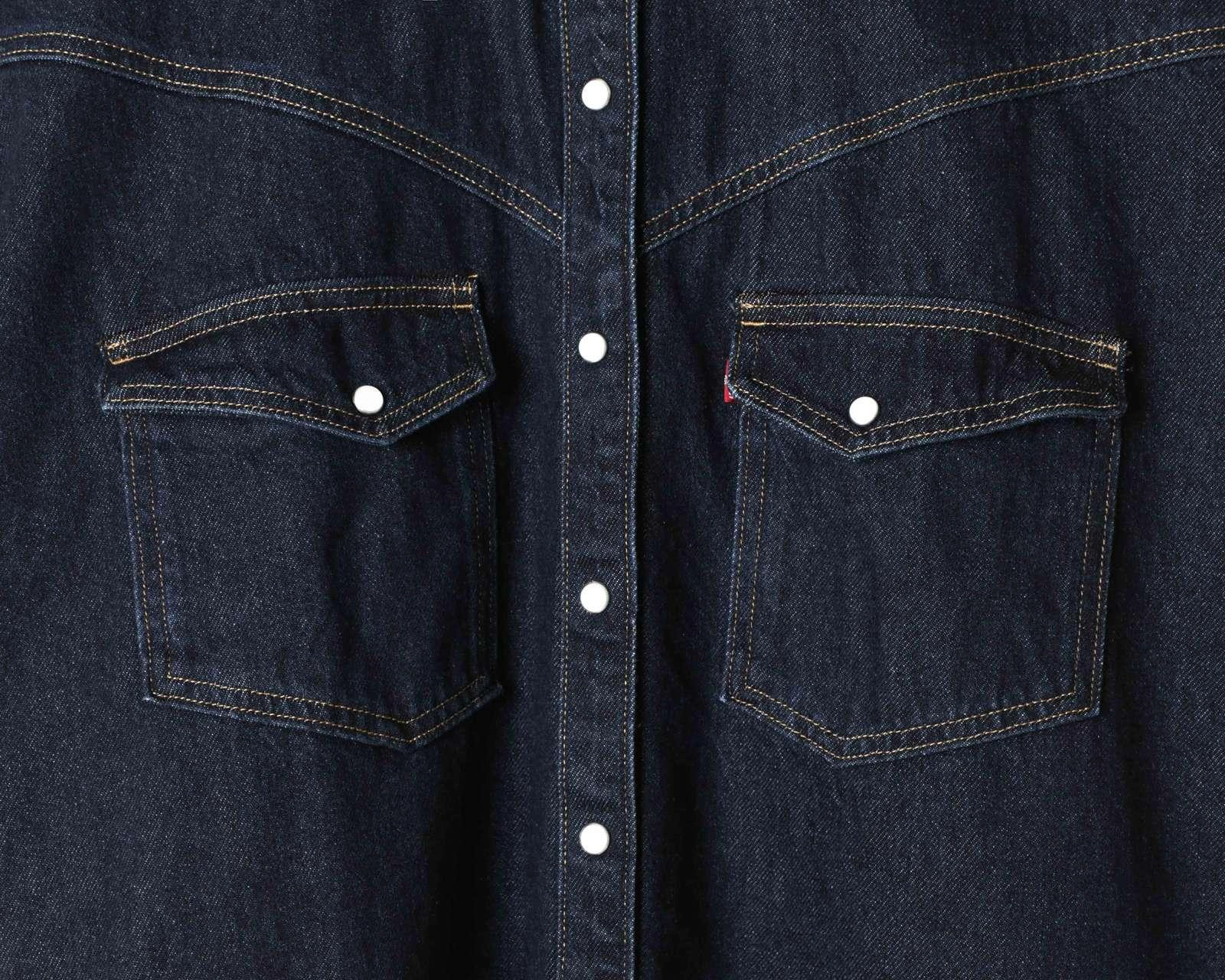 Foto 9 pulgar | Vestido Levi's Casual de Mezclilla con Botones