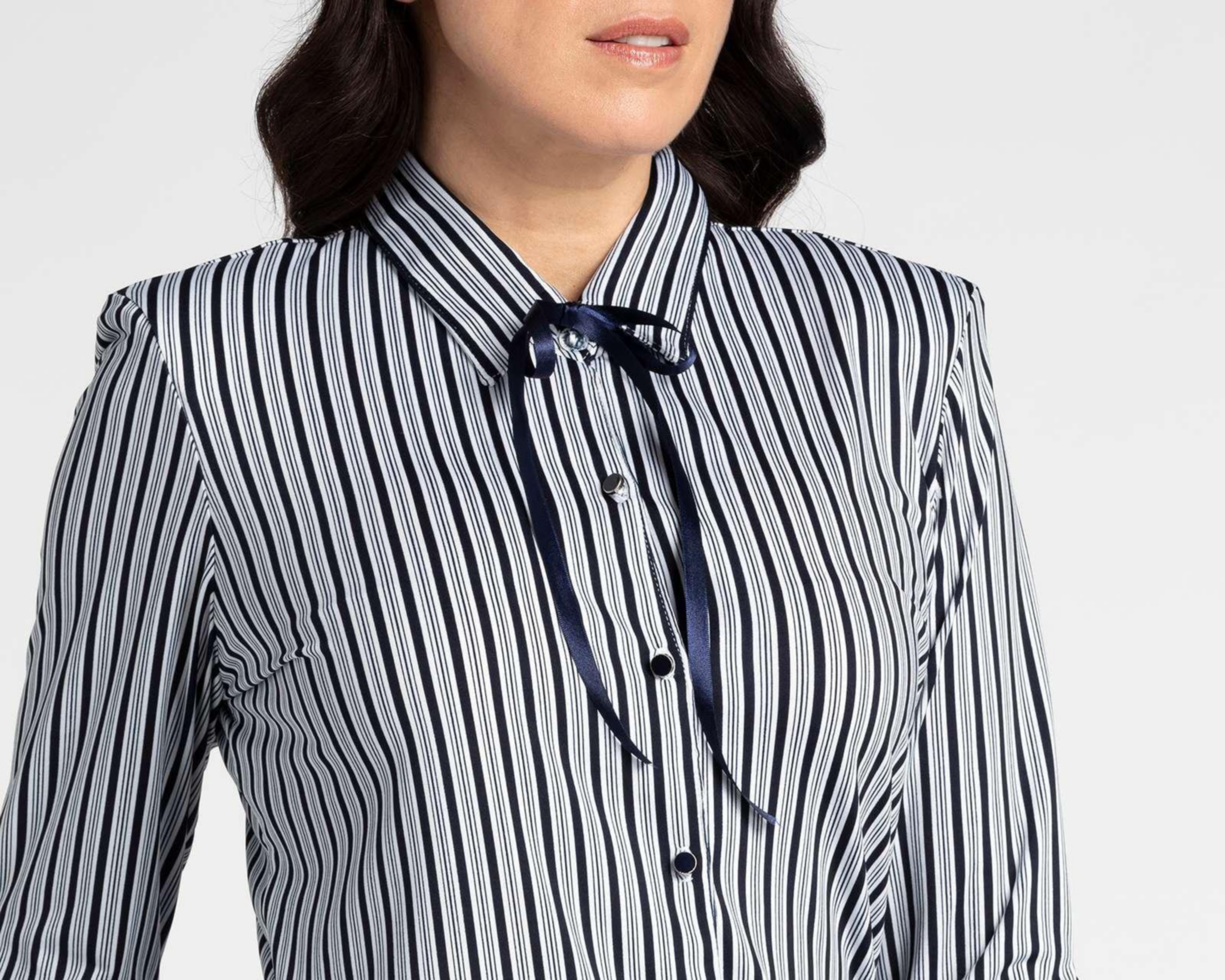 Foto 4 | Blusa Paloma Estampado a Rayas con Botones