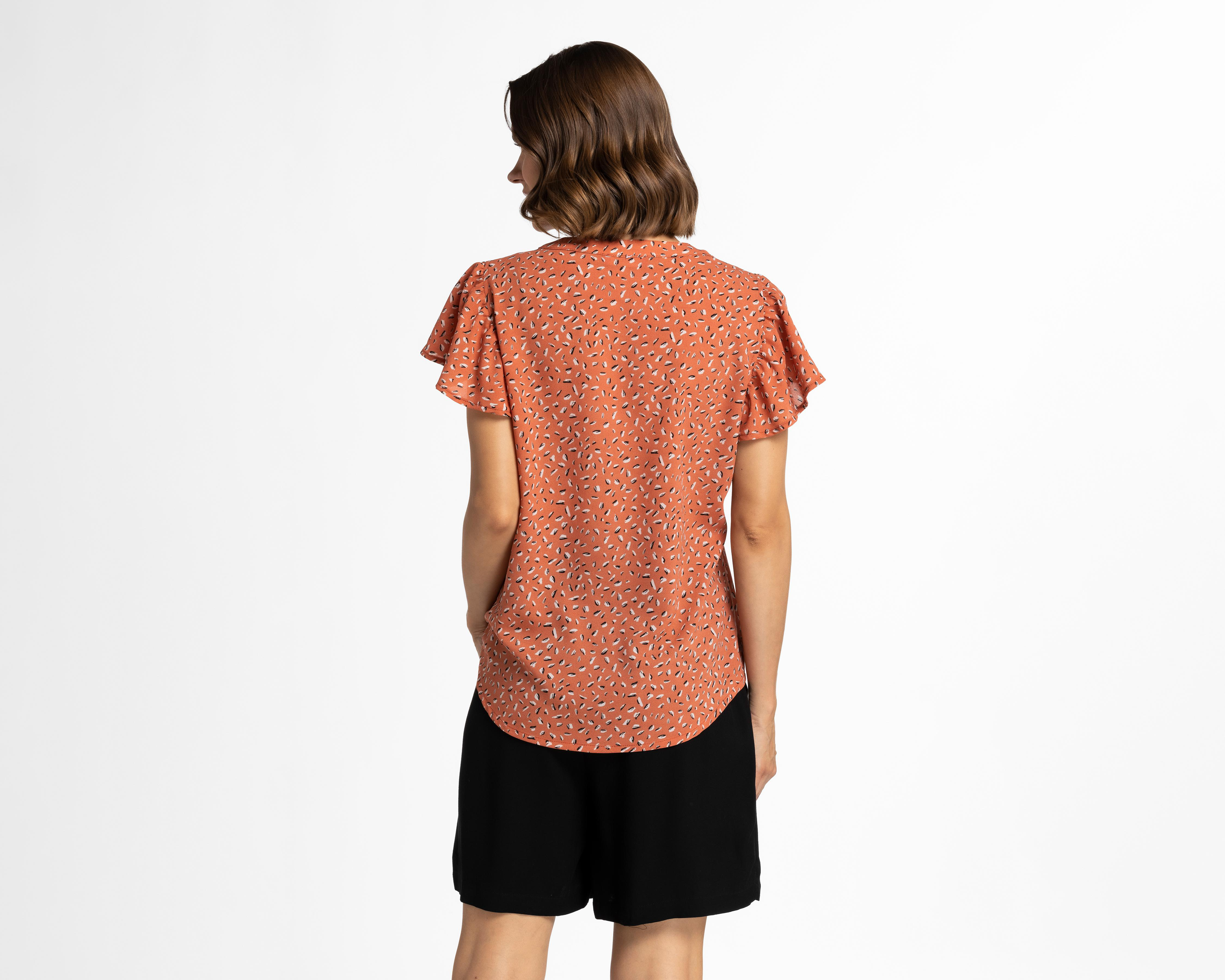 Foto 4 pulgar | Blusa Sahara sin Manga Estampada