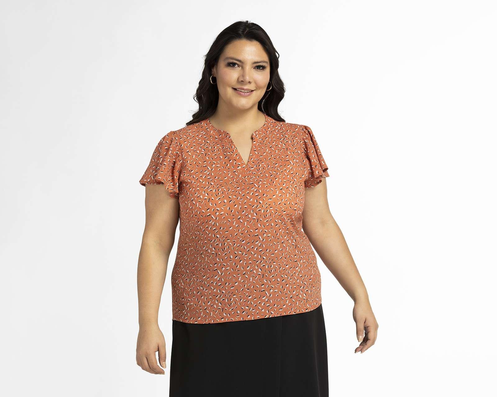 Foto 4 | Blusa Sahara sin Manga Estampada