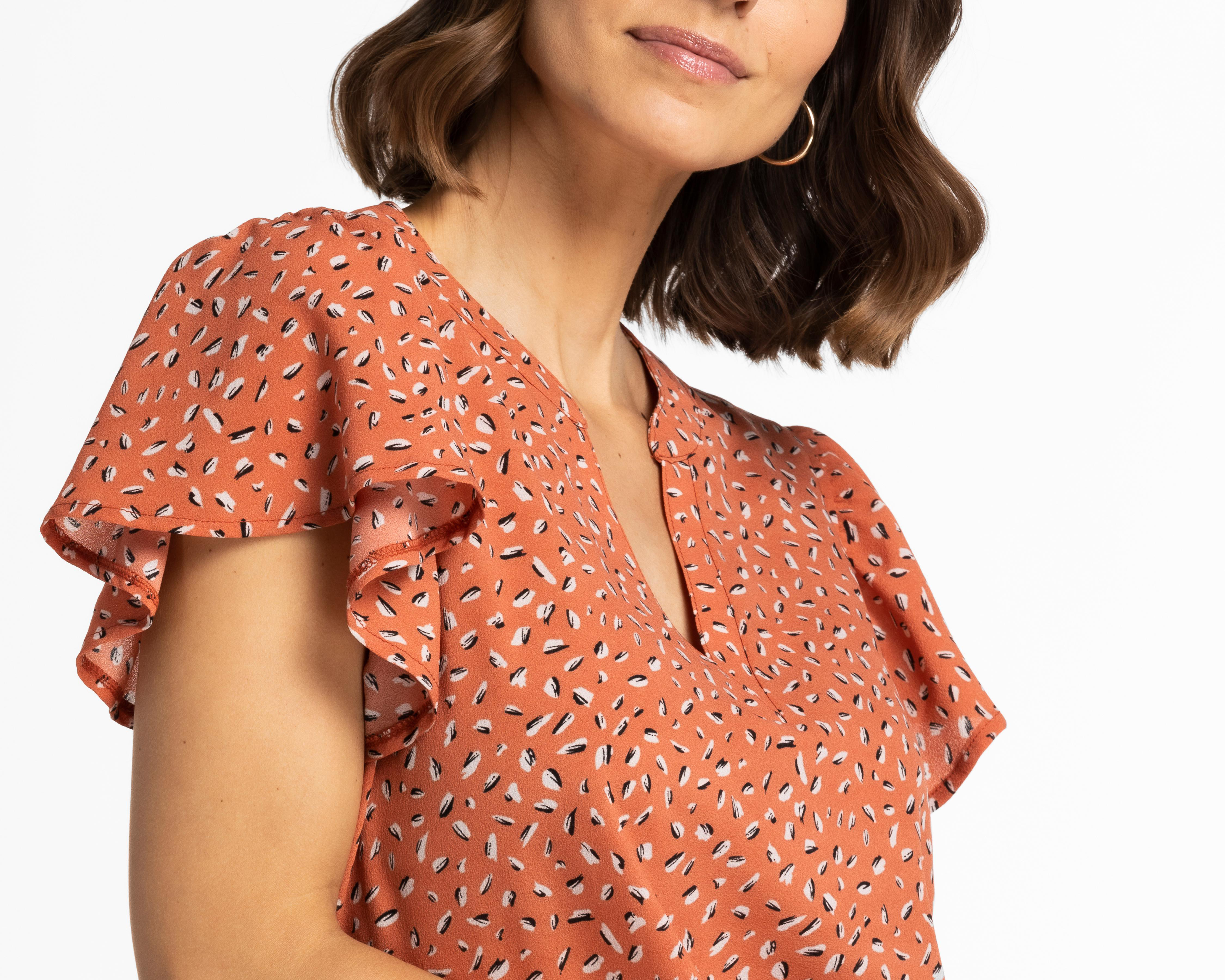 Foto 7 | Blusa Sahara sin Manga Estampada