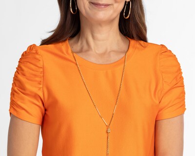 Foto 4 | Blusa Sahara Anaranjada para Mujer