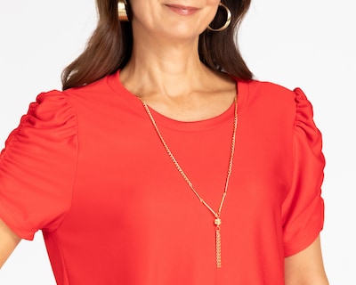 Foto 4 | Blusa Sahara Mangas Zurcidas con Collar