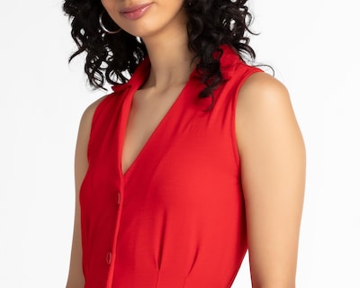 Foto 5 | Vestido 18 Forever Casual Rojo Corto sin Mangas