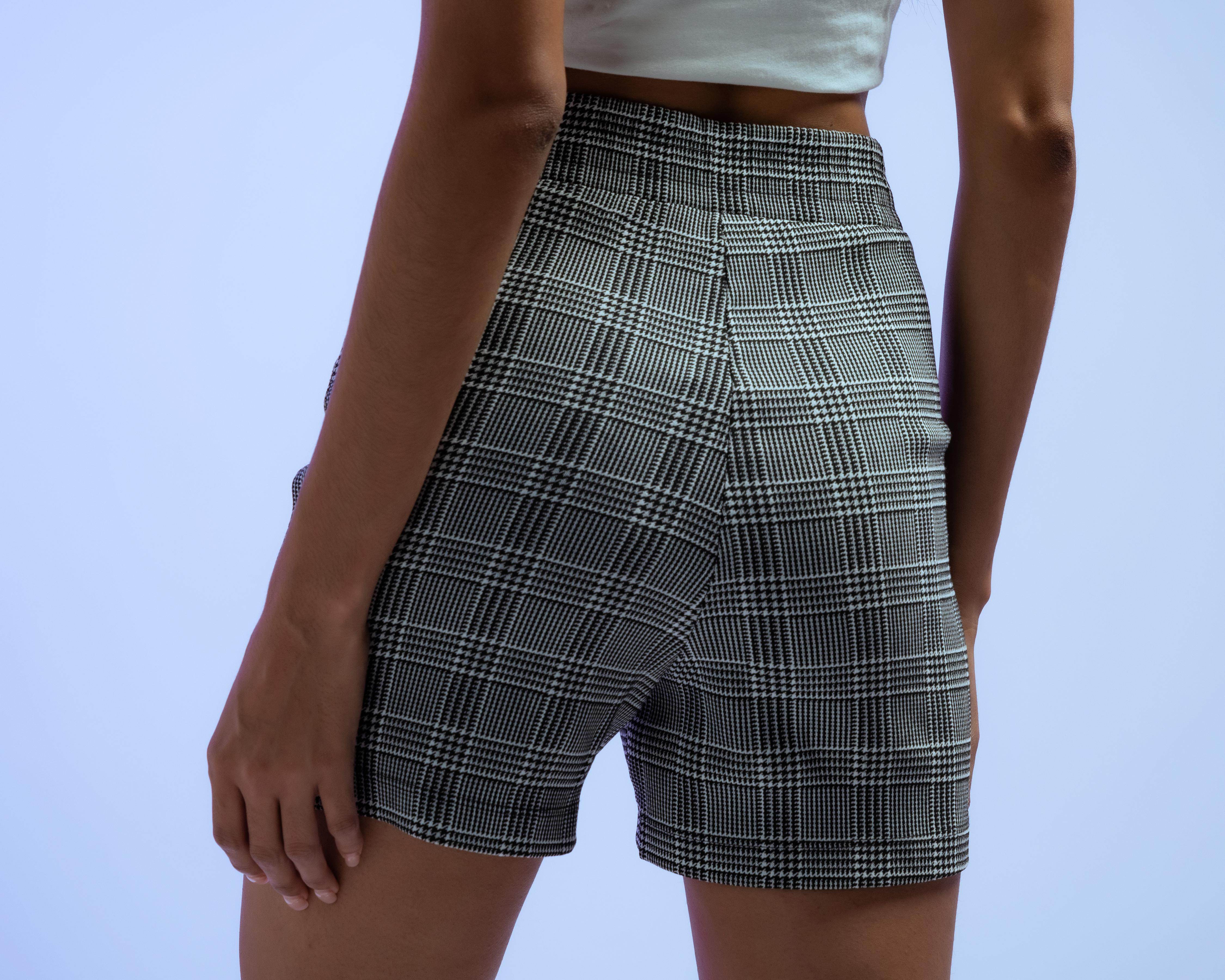 Foto 6 pulgar | Short Falda Strona a Cuadros para Mujer