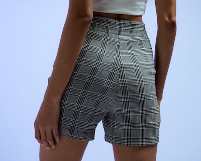Foto 5 | Short Falda Strona a Cuadros para Mujer