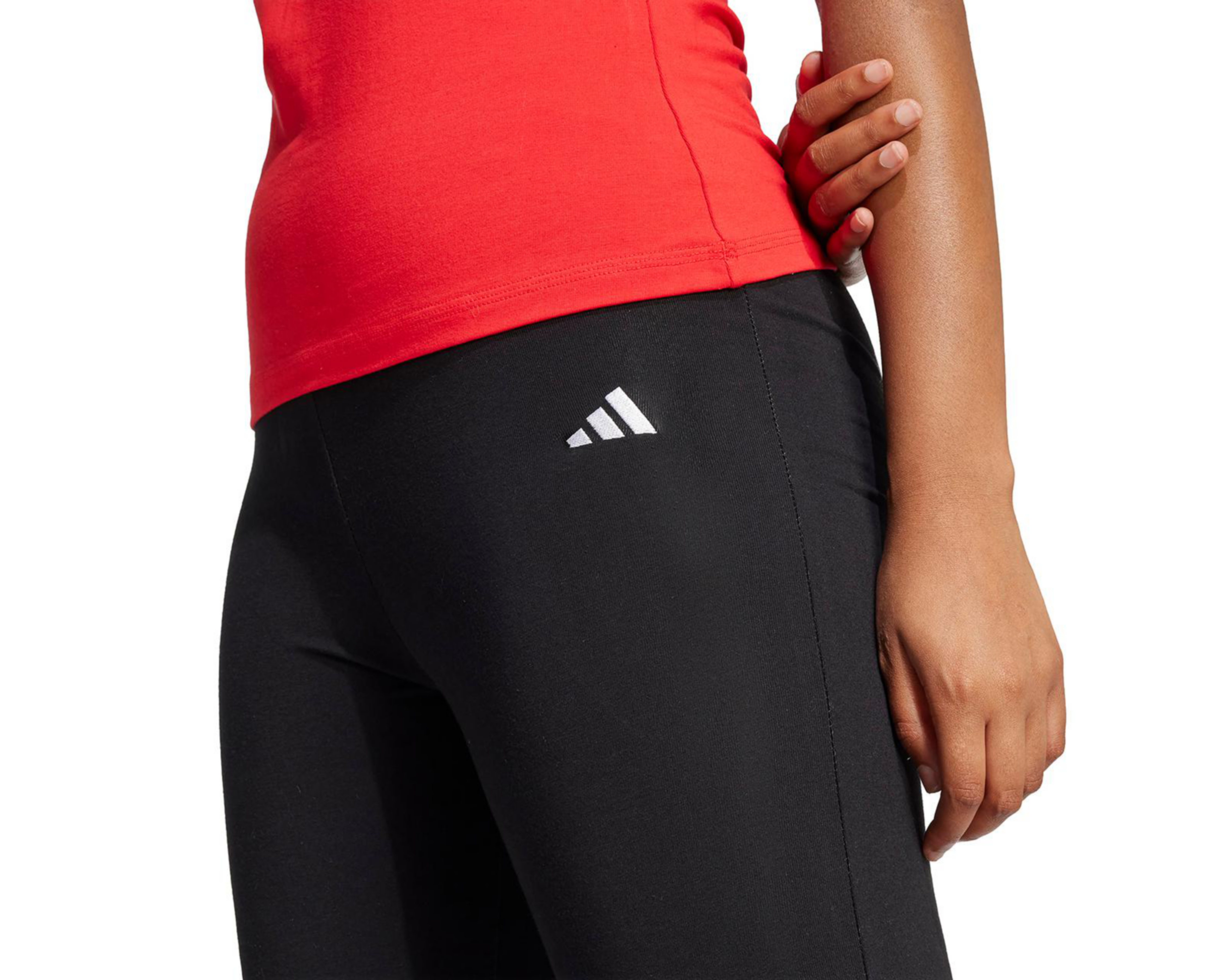 Foto 4 | Leggings de Entrenamiento Adidas Essentials Small Logo Flared para Mujer