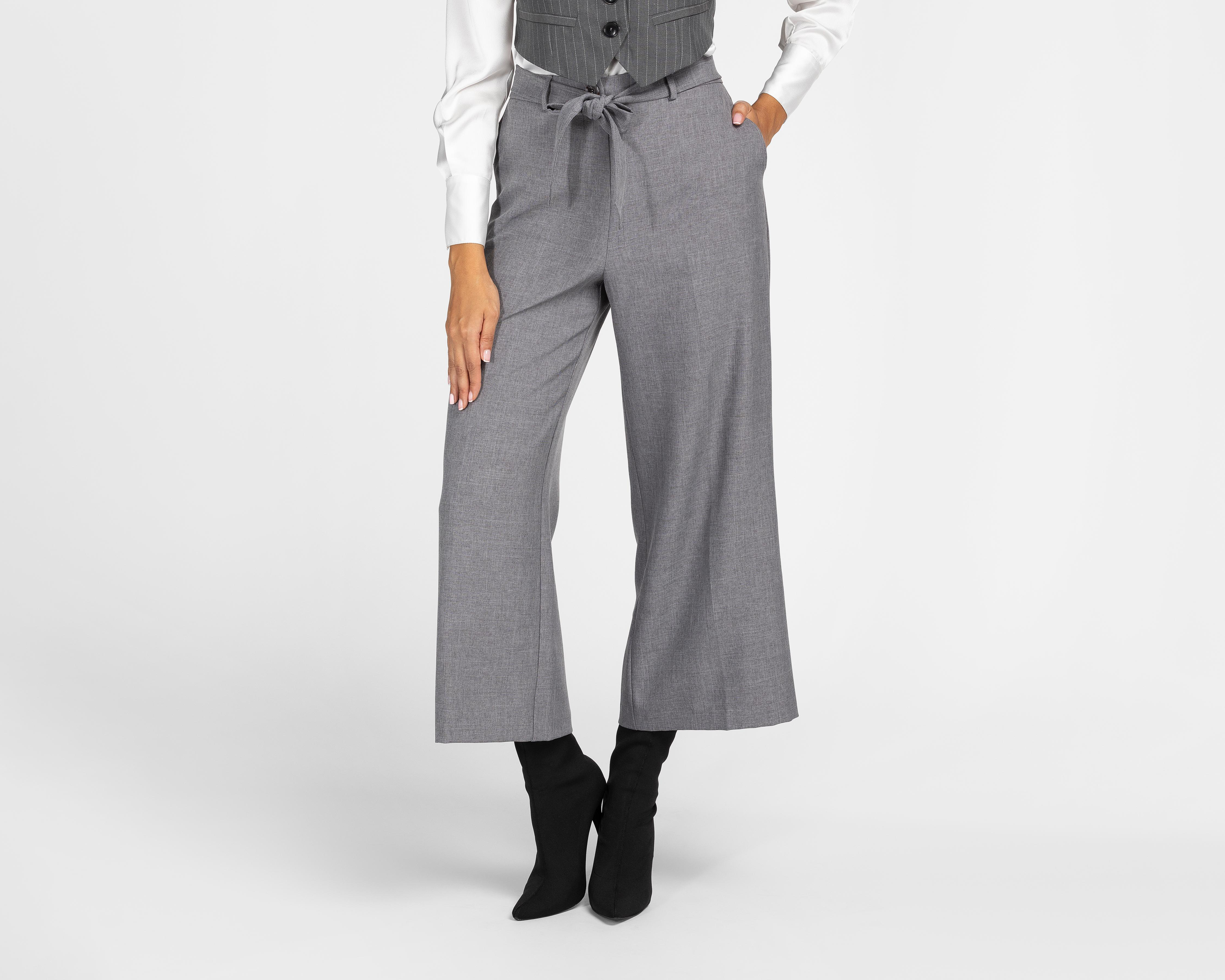 Foto 2 pulgar | Pantalón de Vestir Sahara con Cinturón para Mujer