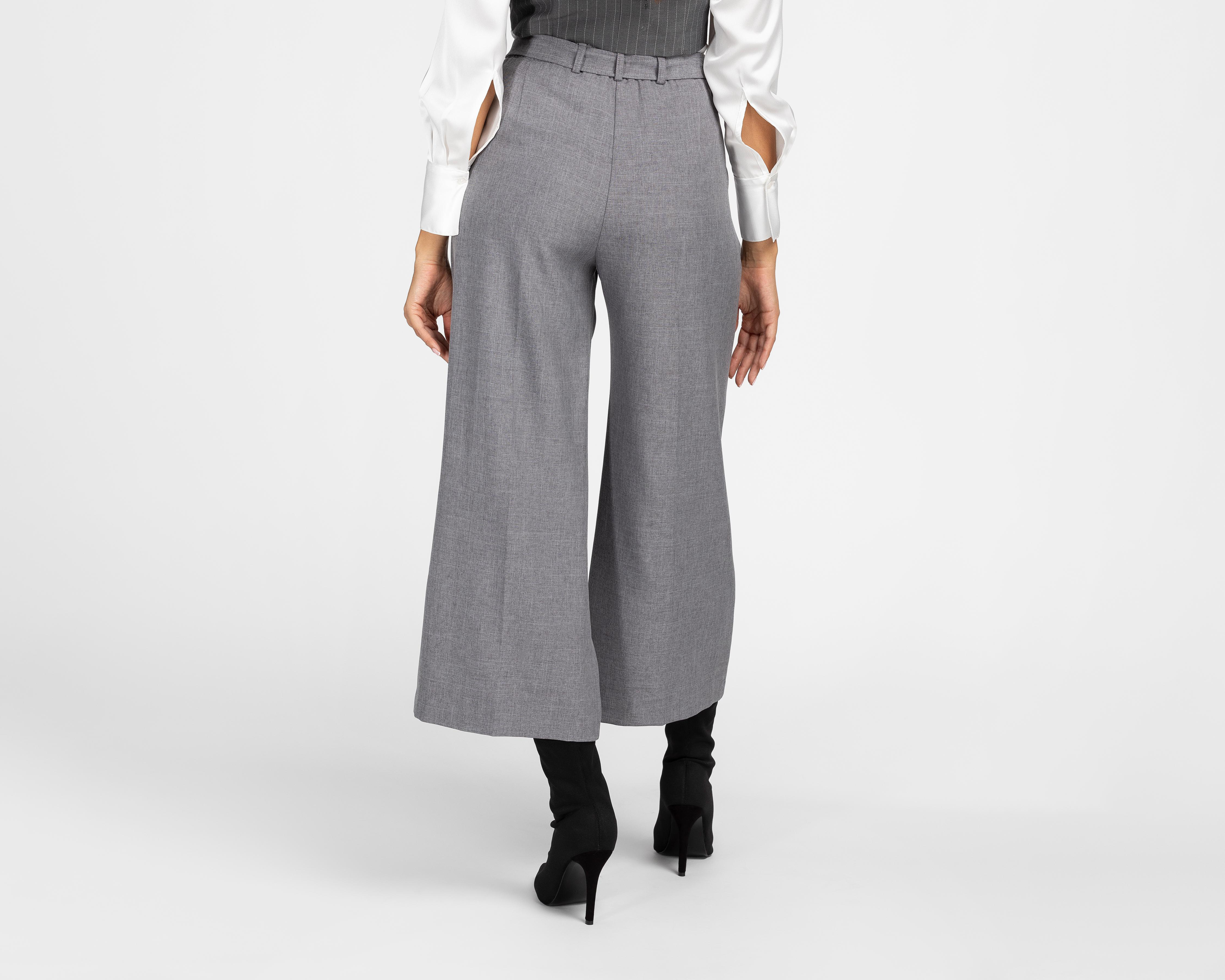 Foto 4 pulgar | Pantalón de Vestir Sahara con Cinturón para Mujer