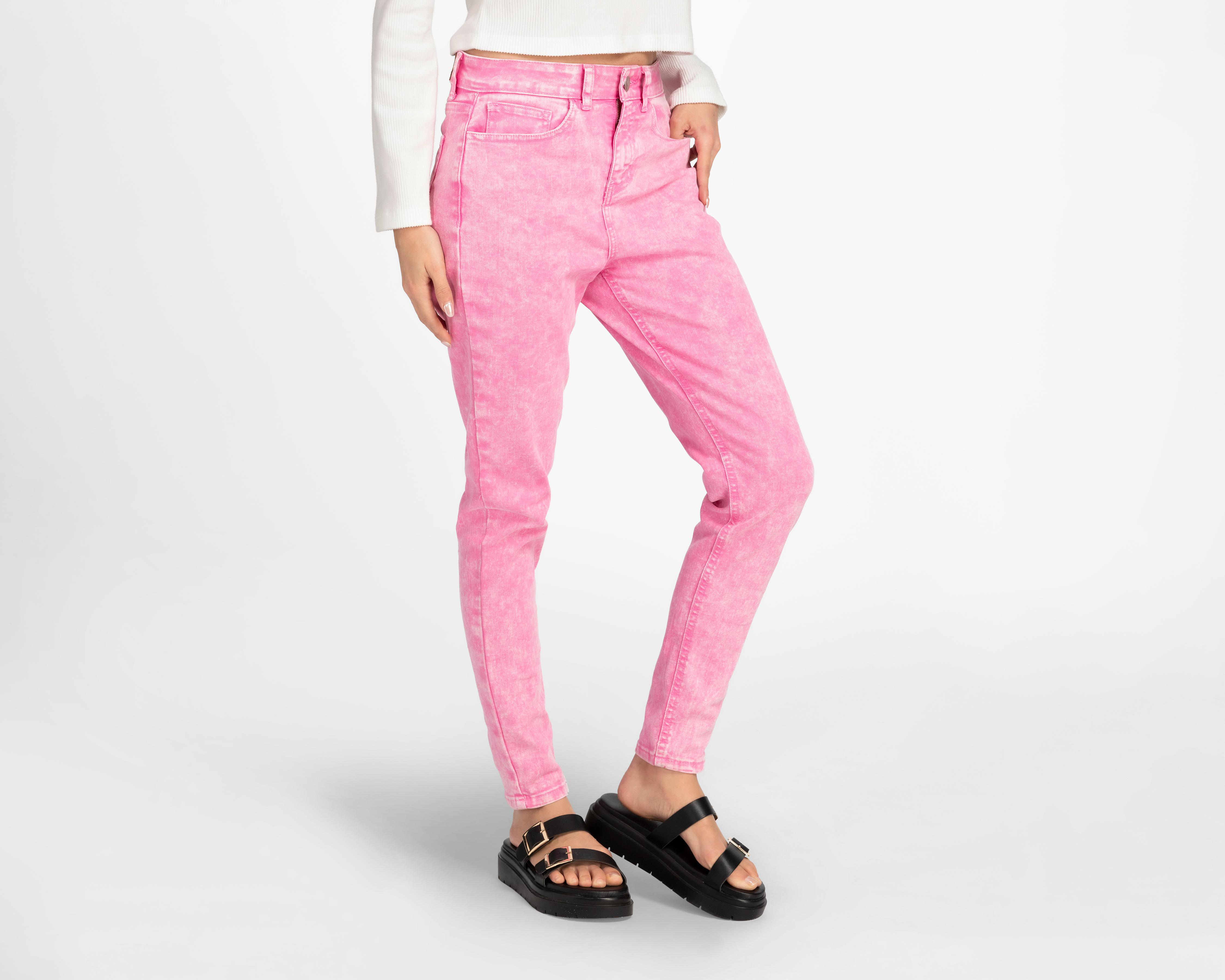 Jeans Lucky Star Skinny Rosa