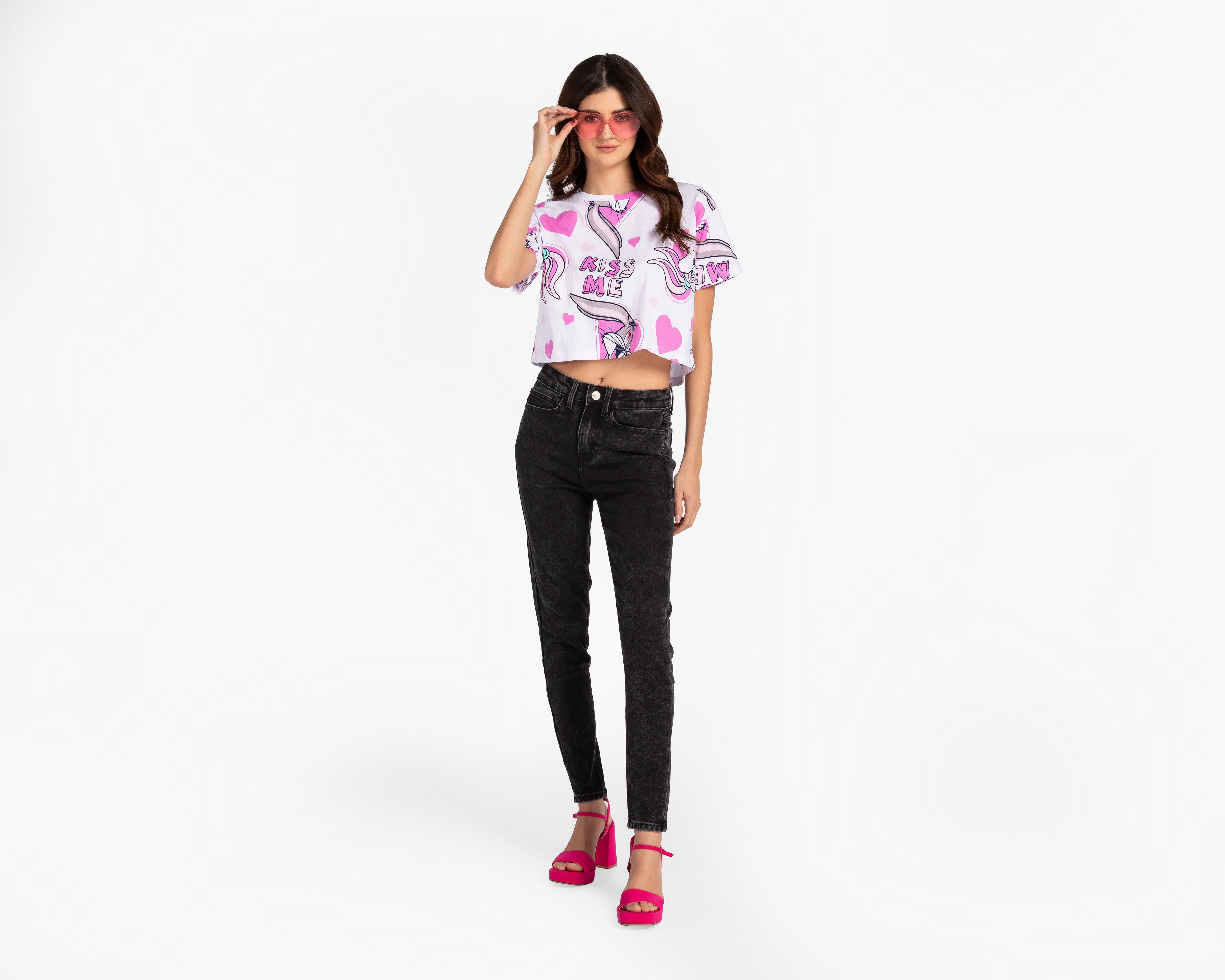 Foto 3 pulgar | Jeans Skinny Lucky Star para Mujer