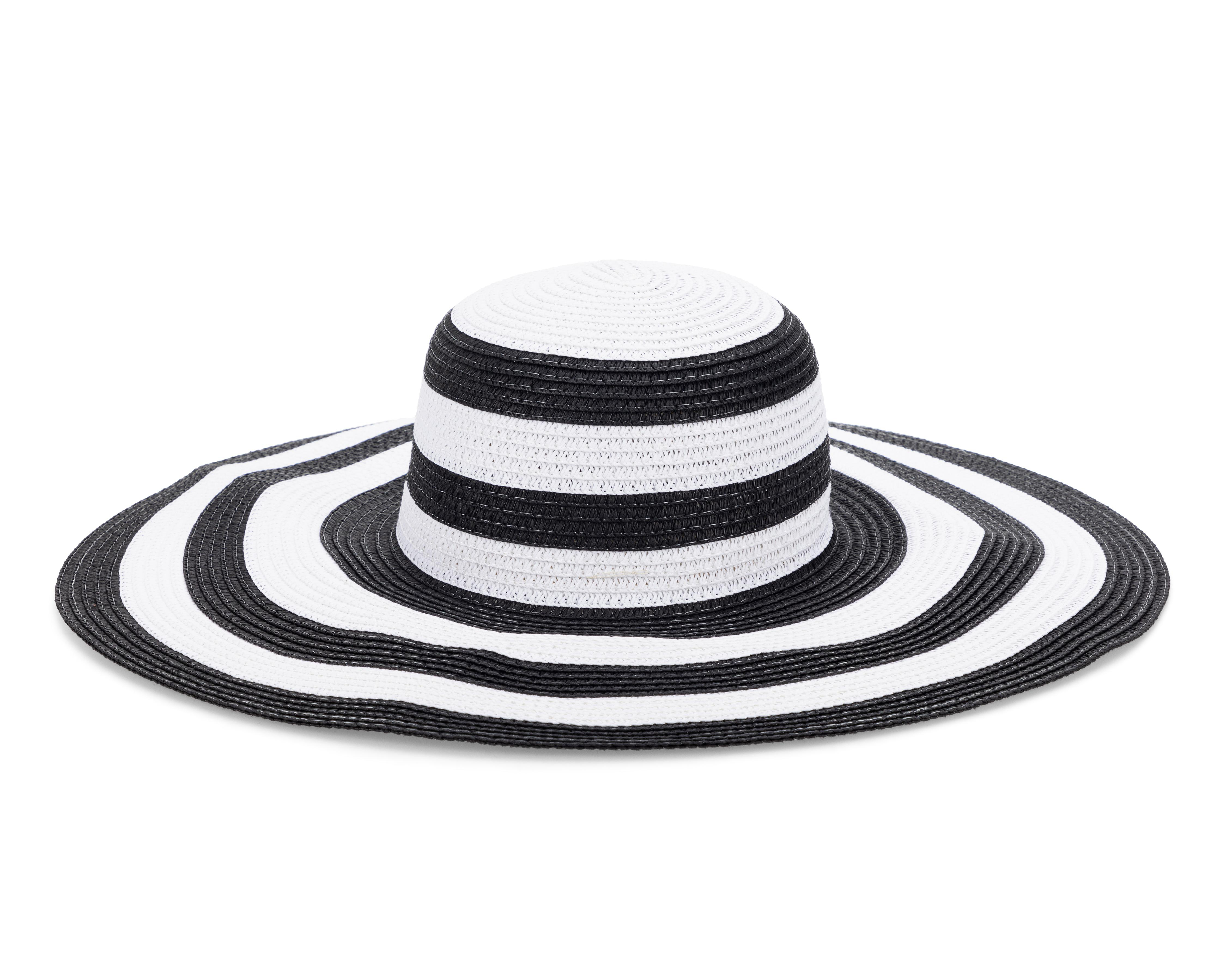 Sombrero para Playa Jennifer Lopez Negro y Blanco $169