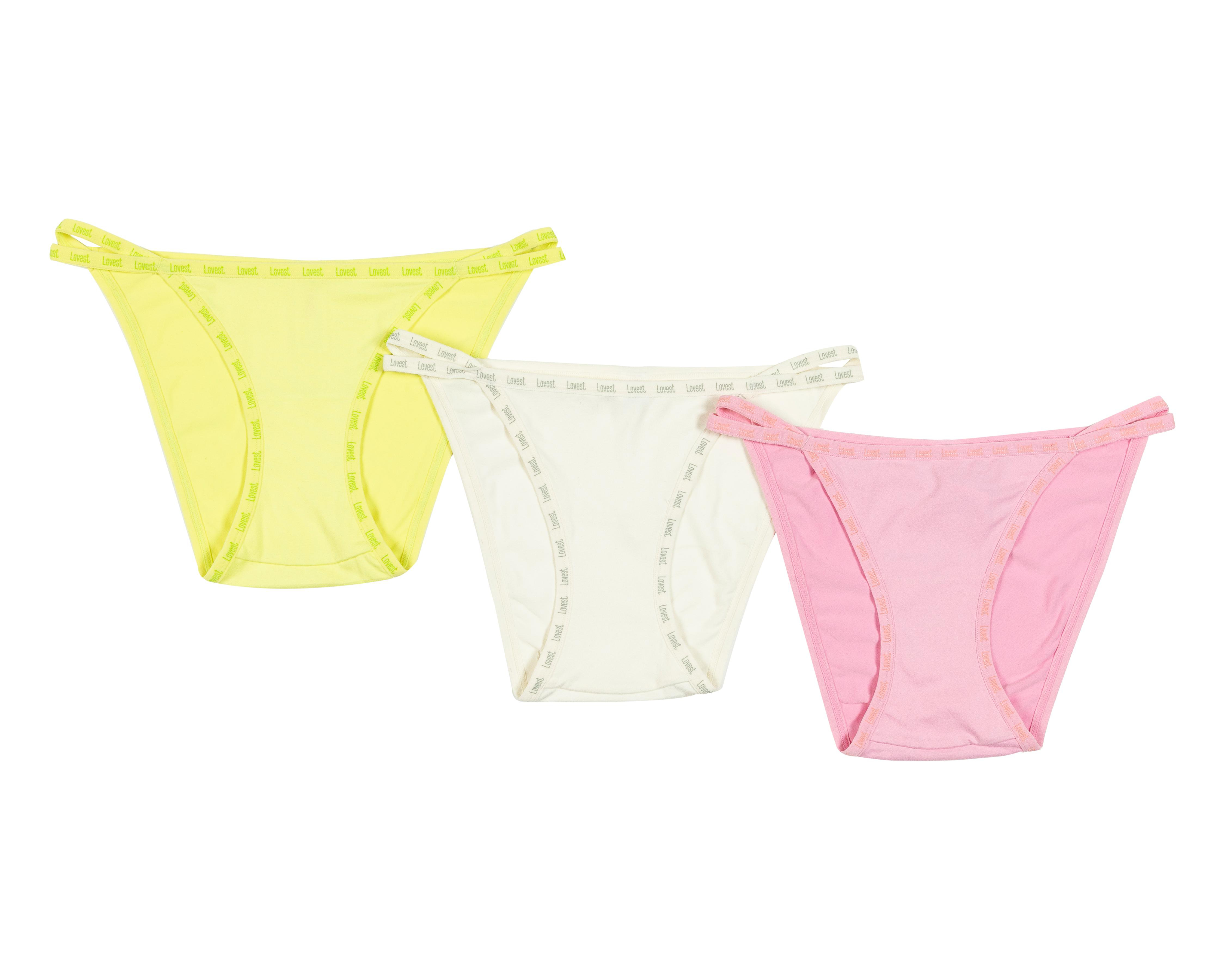 Foto 1 | Pantaleta Lovest para Mujer 3 Piezas