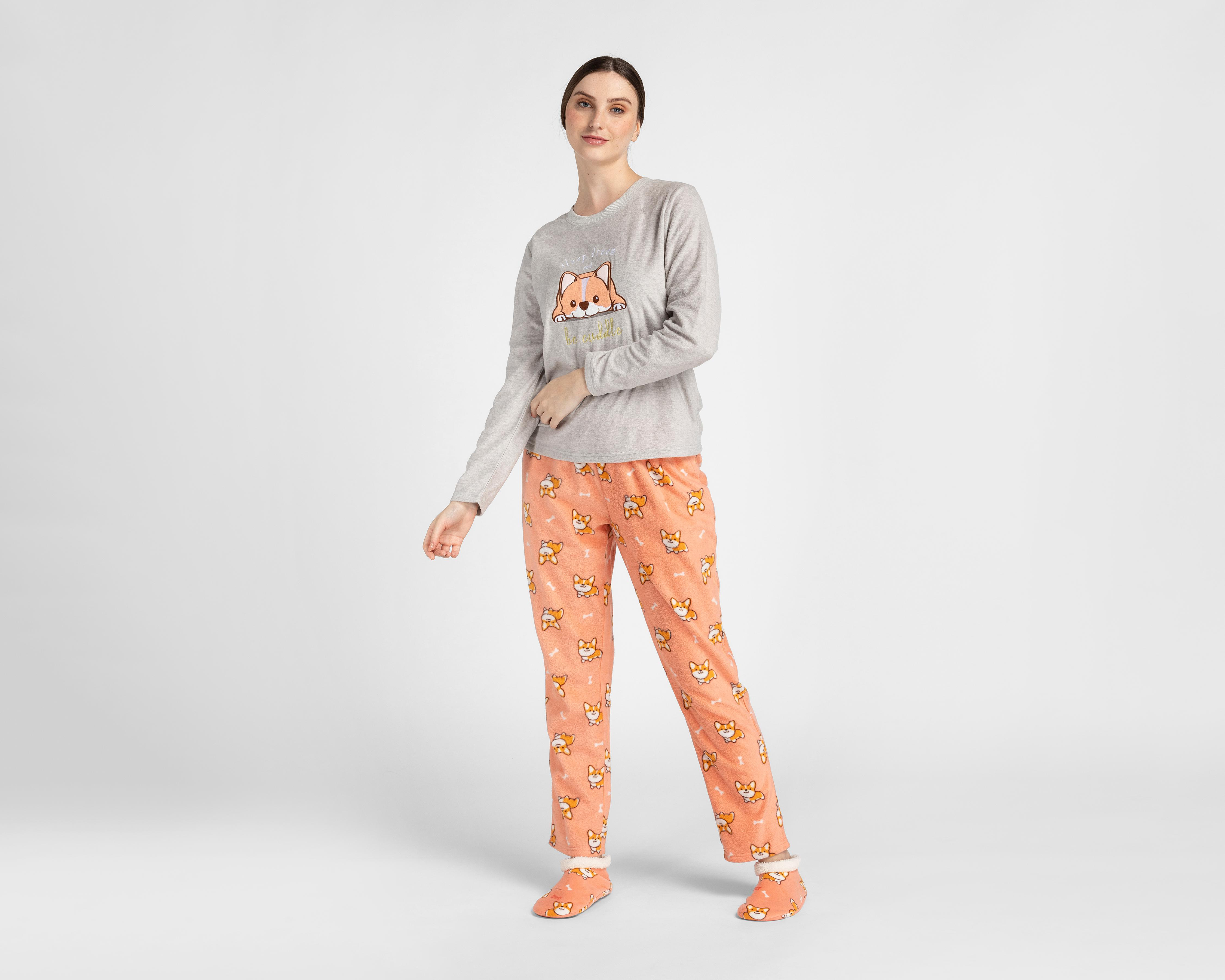 Foto 2 | Pijama Lovest para Mujer 3 Piezas
