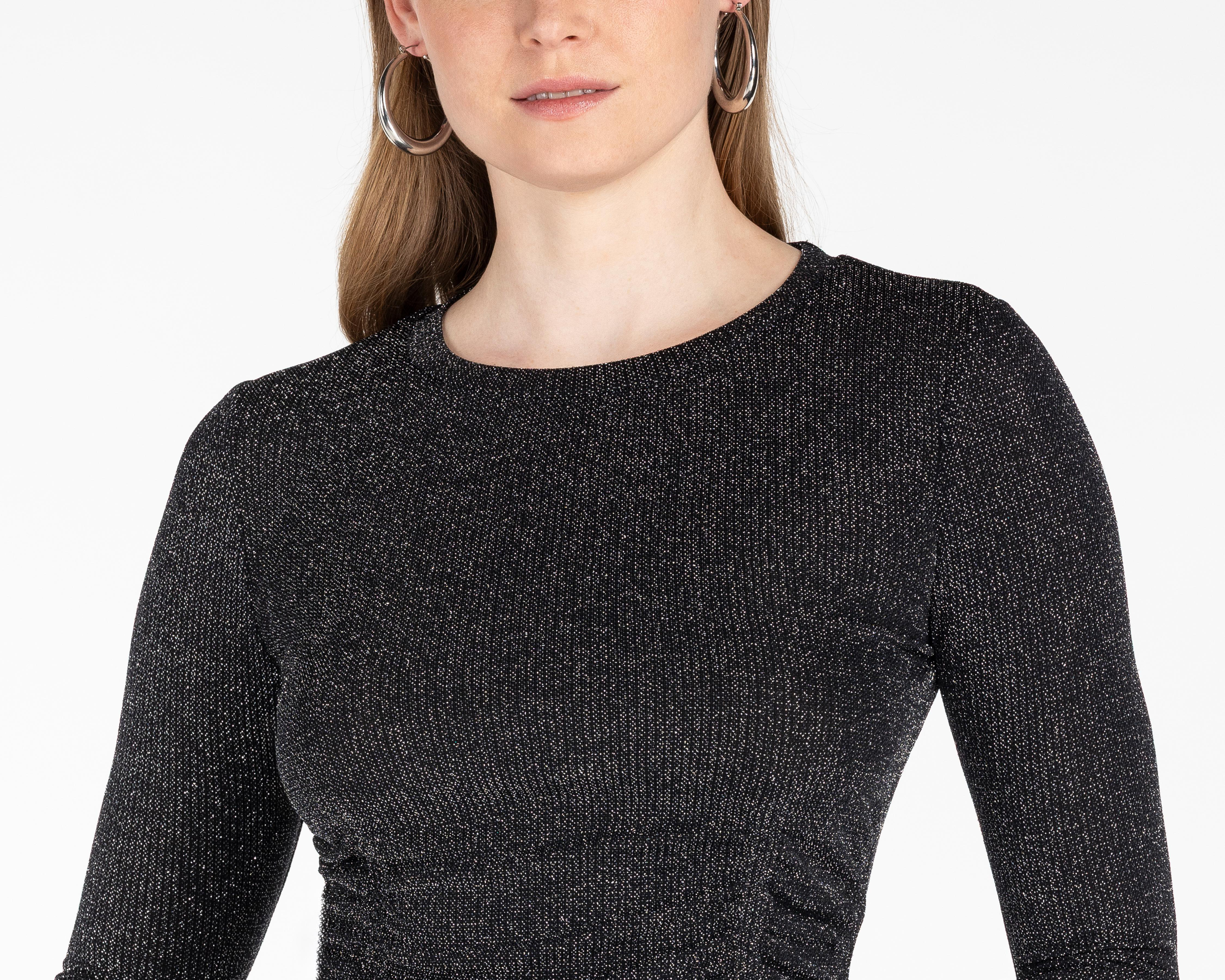 Foto 4 | Blusa Jennifer Lopez con Hilo Metálico para Mujer