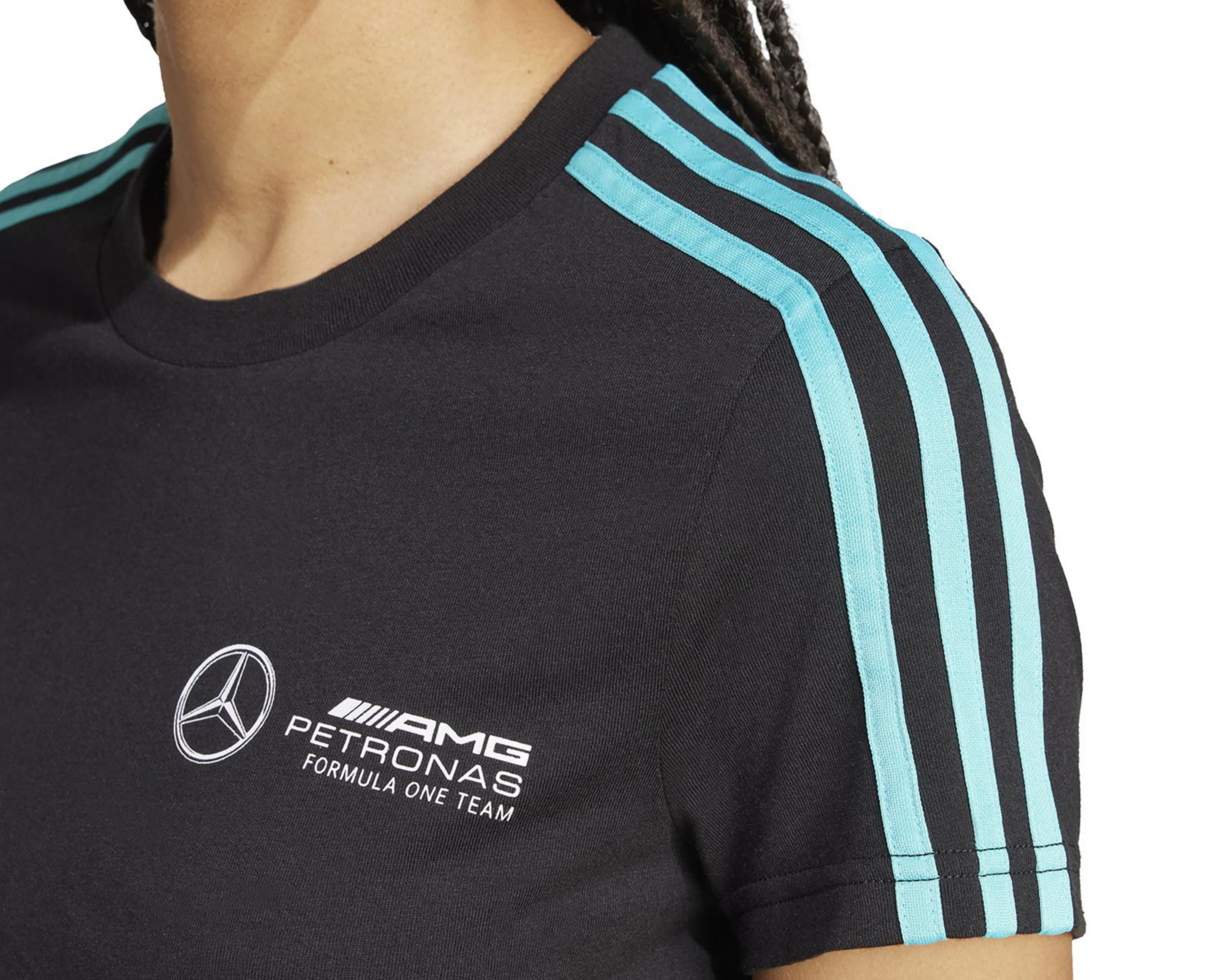 Foto 6 pulgar | Playera AMG Petronas Formula One Team DNA Adidas para Mujer