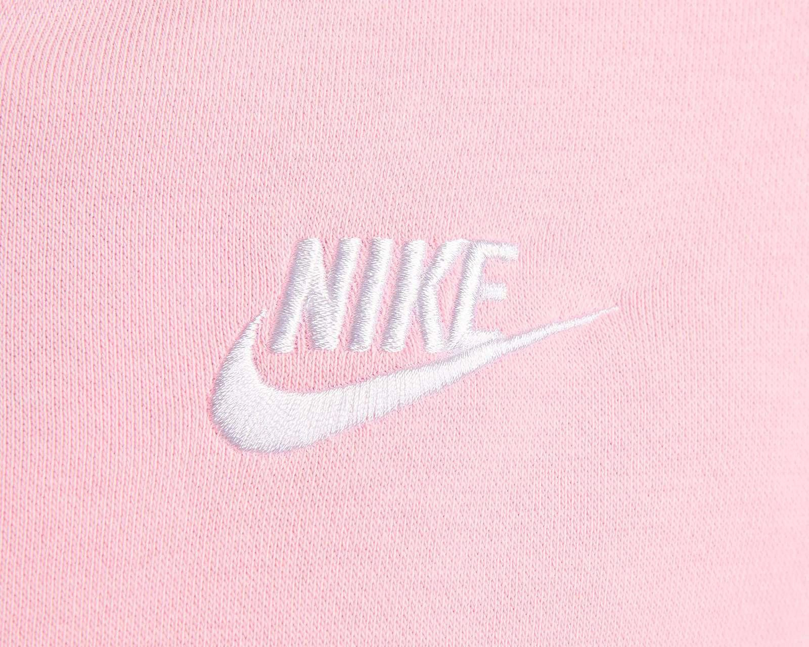 Foto 6 pulgar | Sudadera Nike Rosa con Gorro