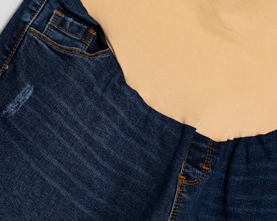 Foto 3 | Jeans de Maternidad Azul Marino Mamá Bella