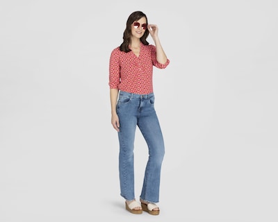Foto 2 | Blusa Ann Miller Manga 3/4 Estampada