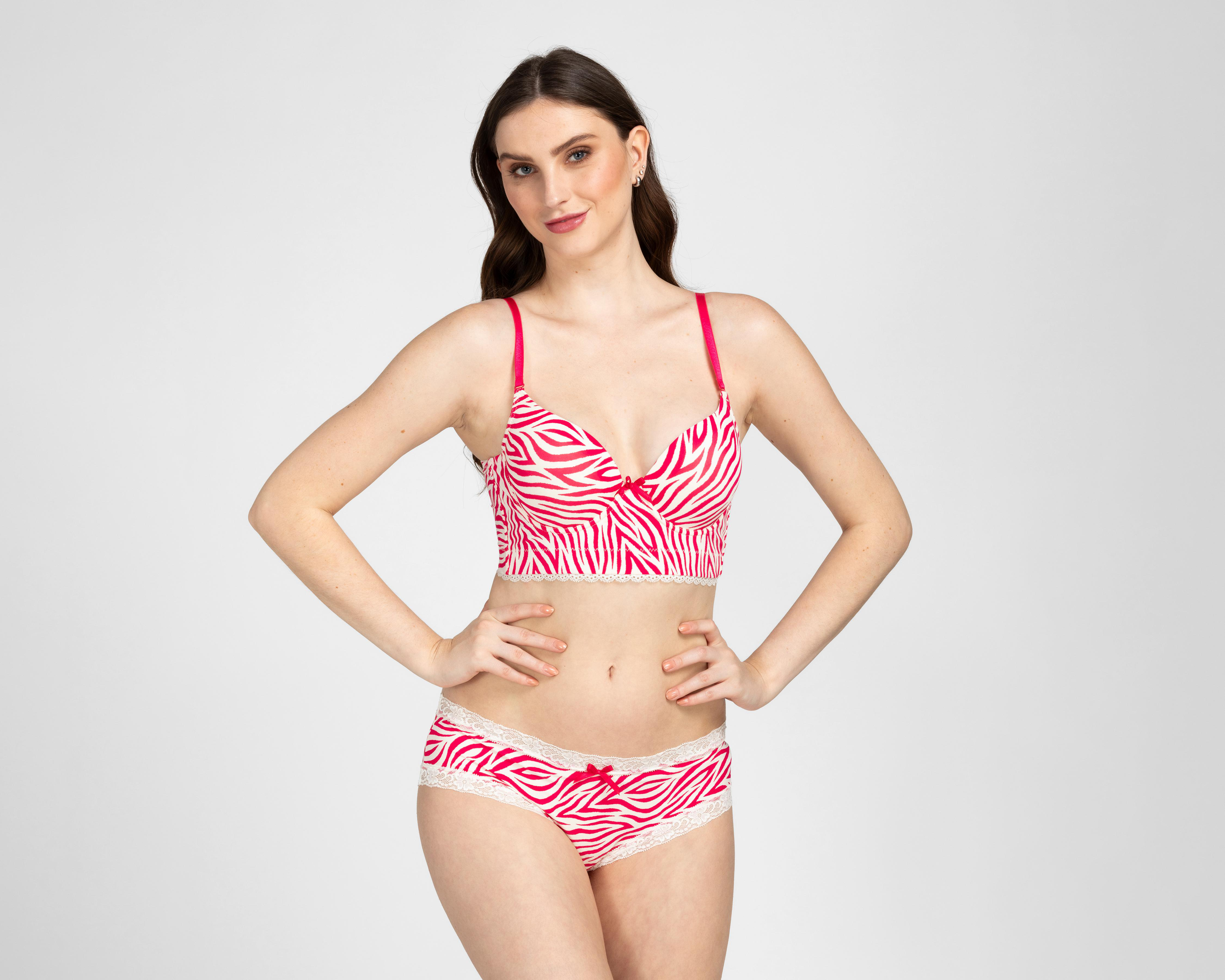 Coordinado de Encaje Bebe Copa Completa para Mujer 2 Pack
