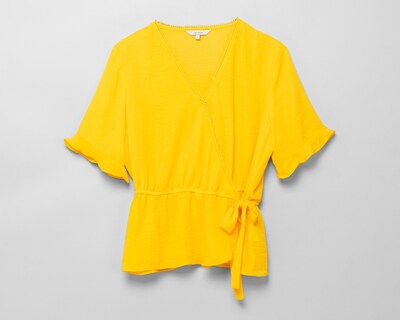 Foto 5 | Blusa Ann Miller Amarilla con Nudo