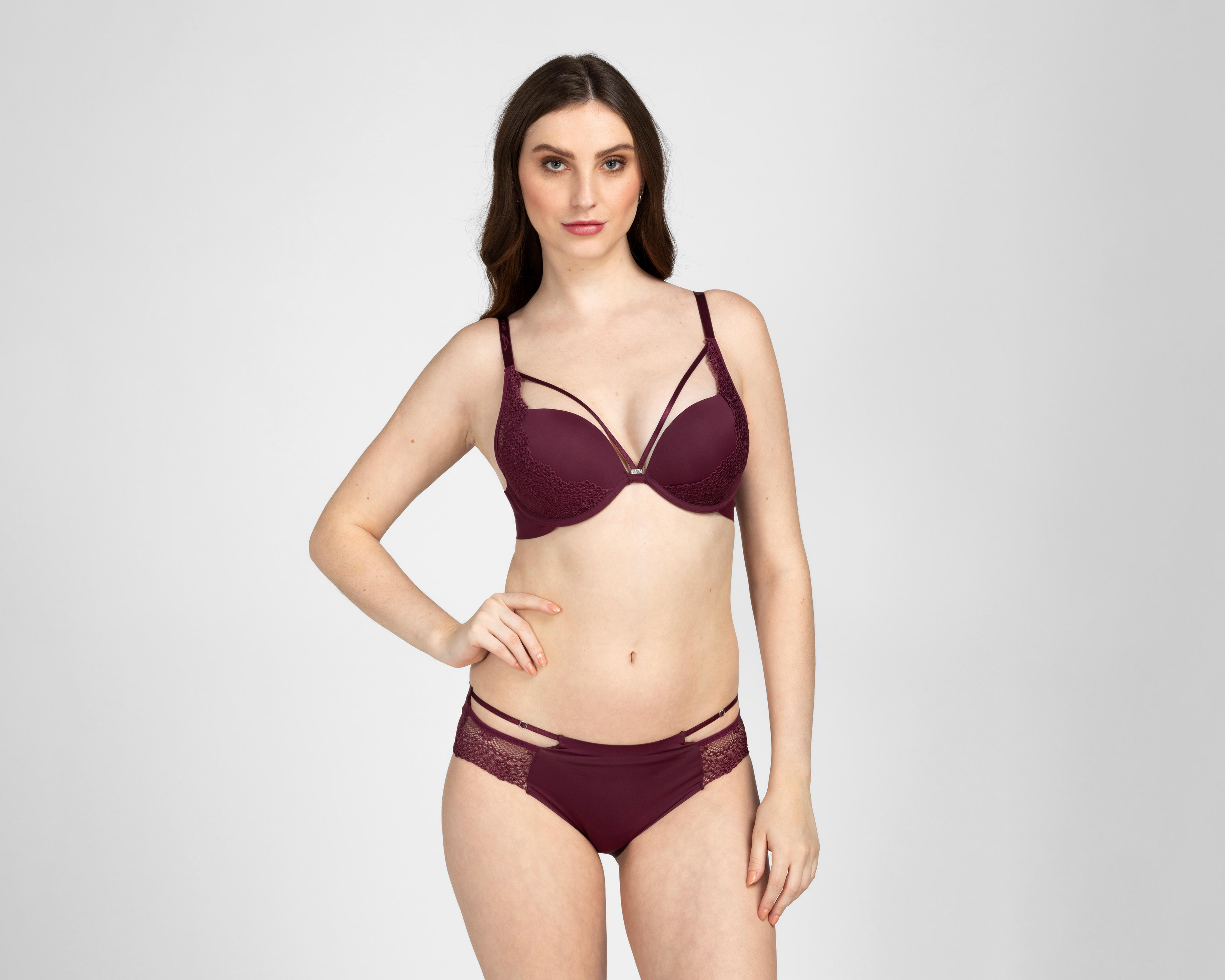 Coordinado con Encaje Jennifer Lopez Copa Completa 2 Pack $249