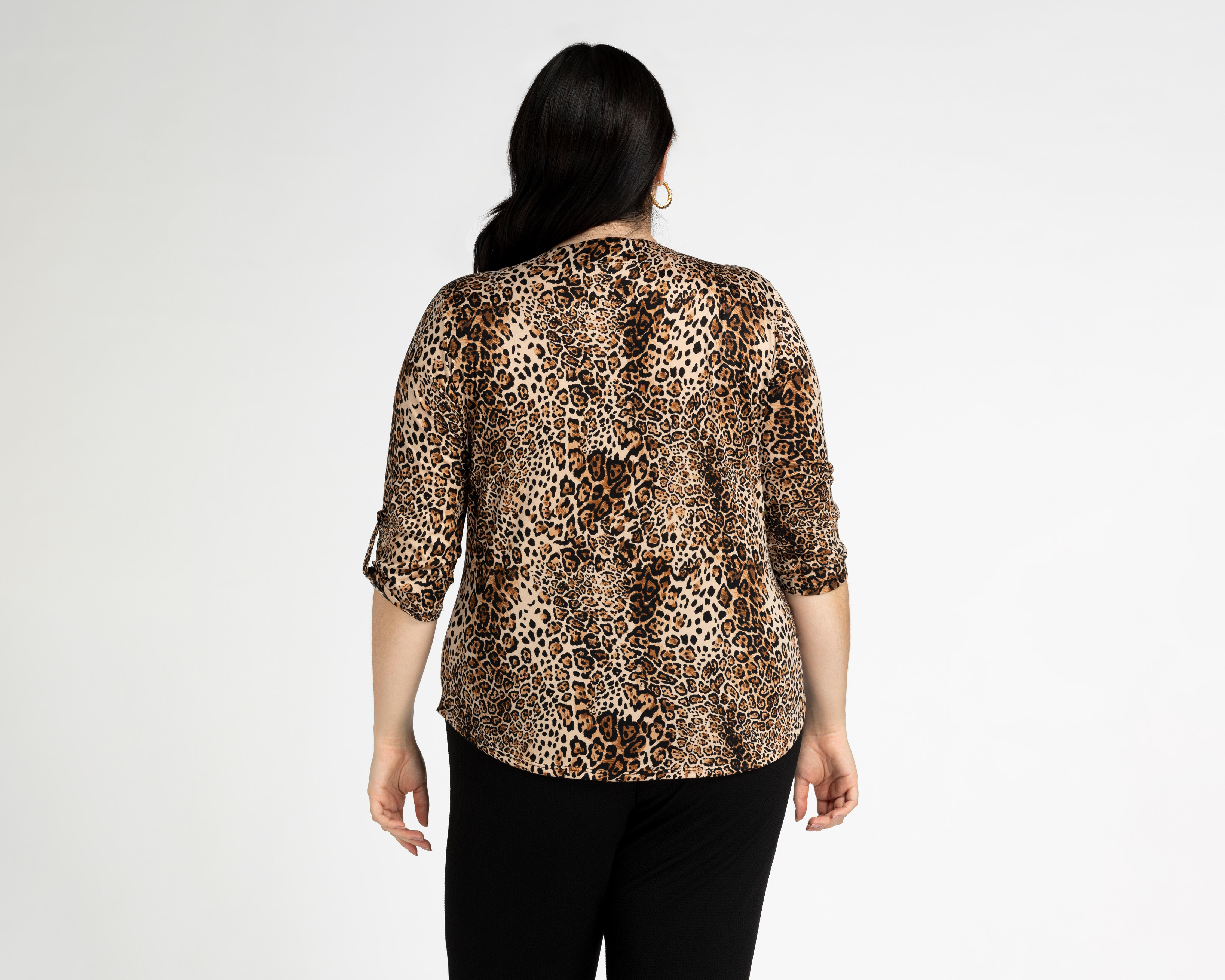 Foto 4 pulgar | Blusa con Pantalón Lady Sun con Animal Print