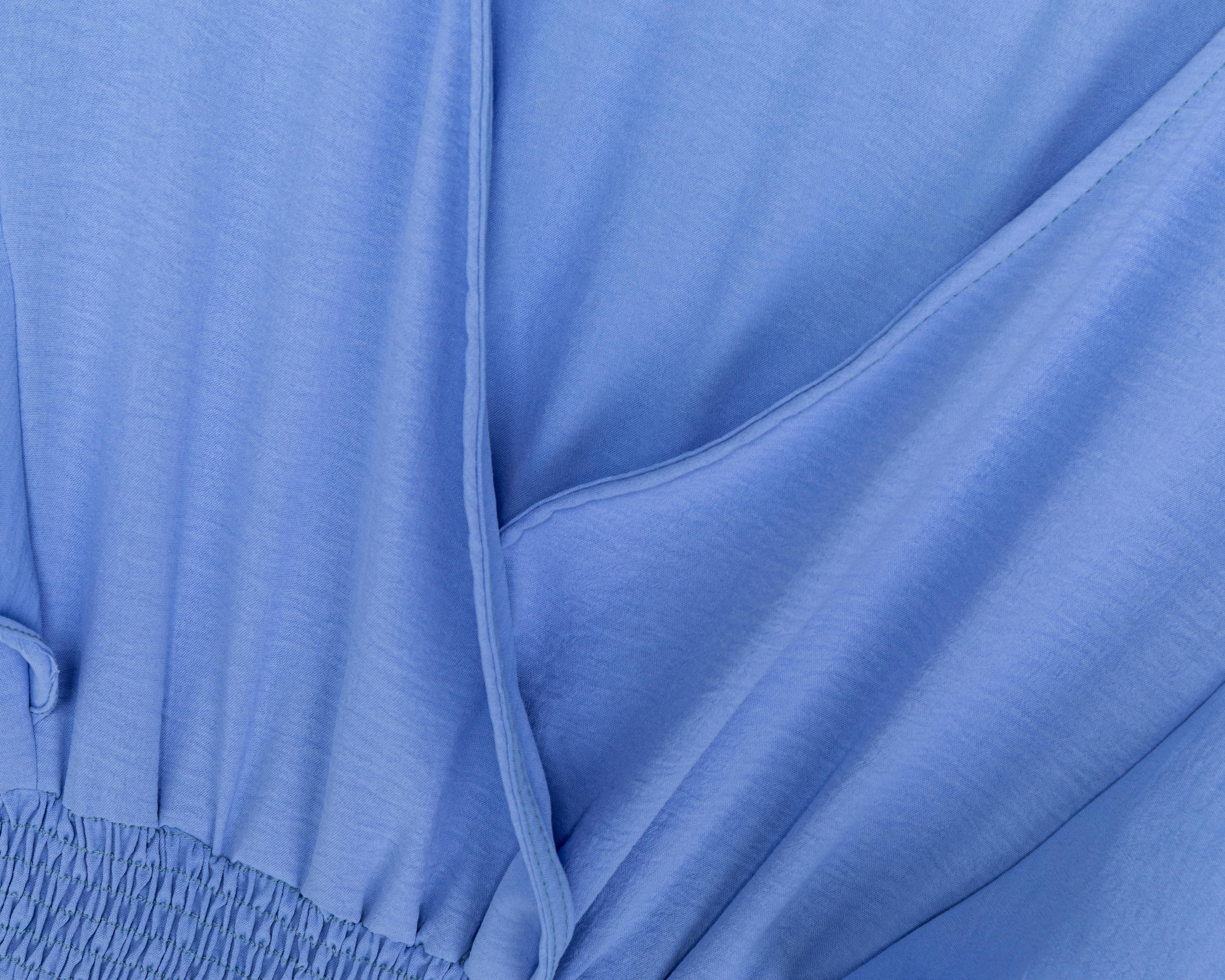 Foto 4 pulgar | Vestido de Maternidad Azul Mamá Bella