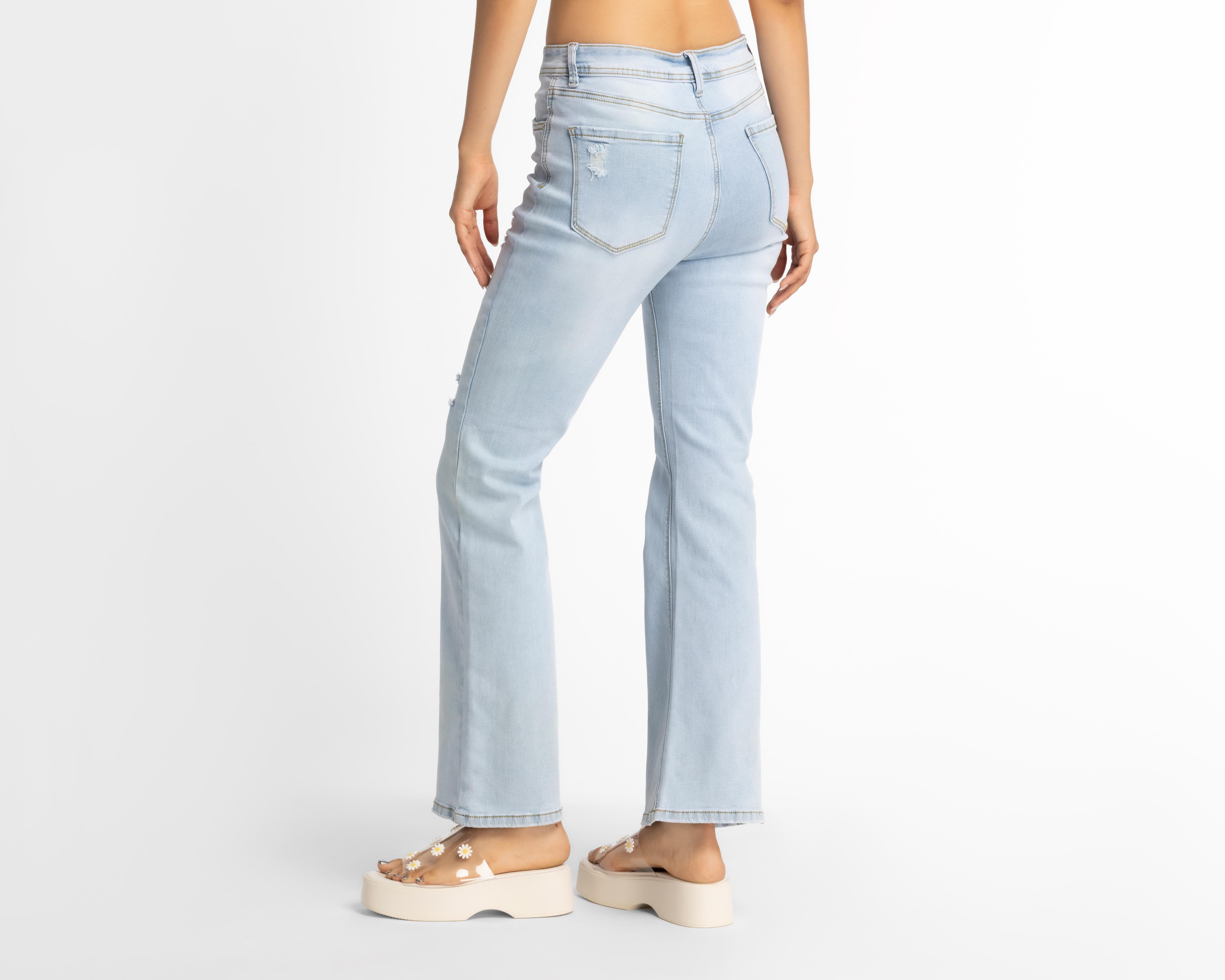Foto 4 pulgar | Jeans Flare Refill para Mujer