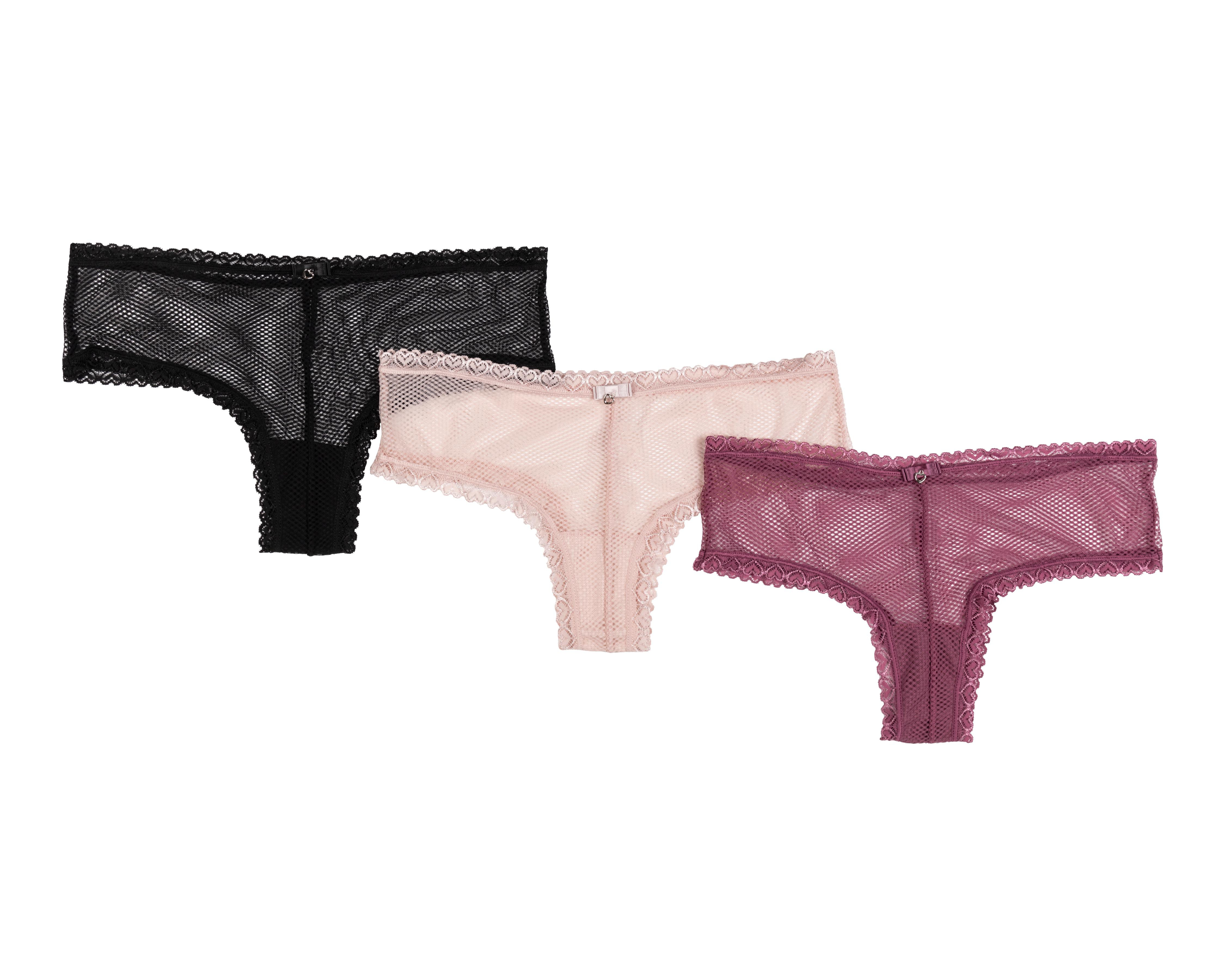 Foto 1 | Tanga Eva tu Estilo Íntimo con Encaje para Mujer 3 Piezas