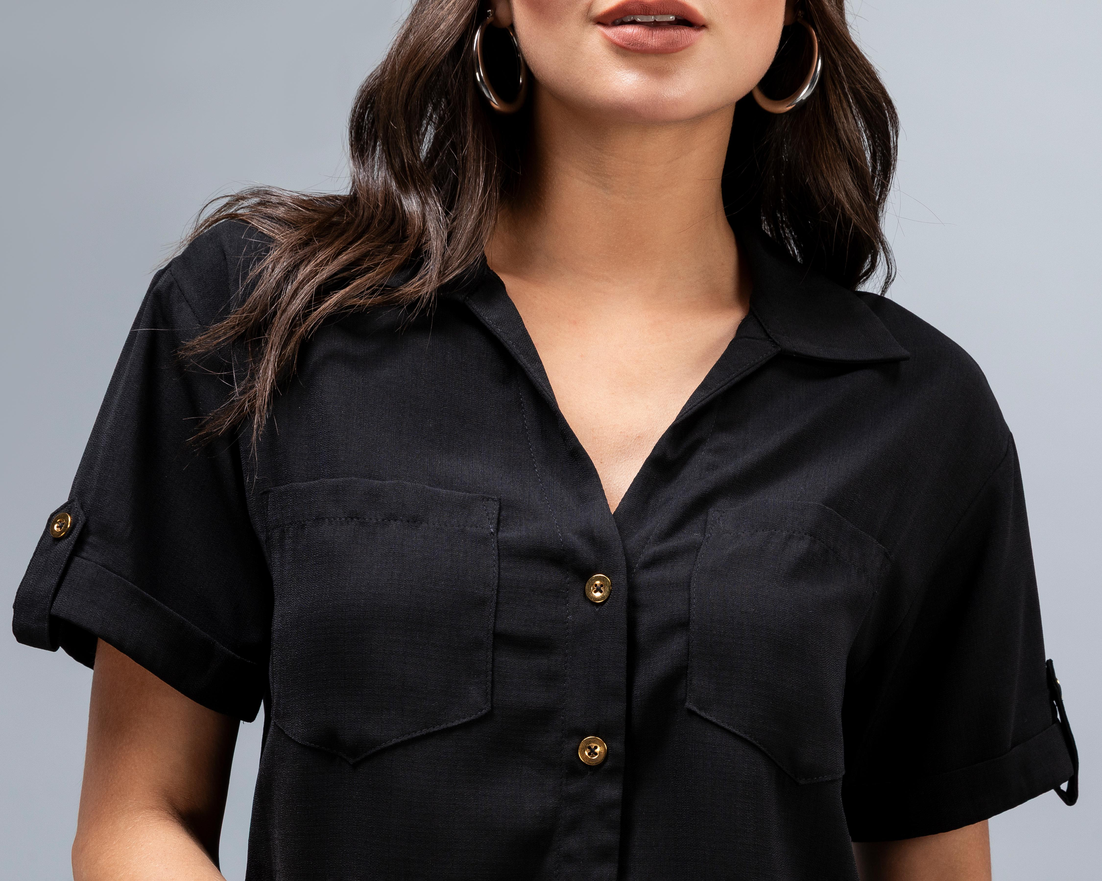 Foto 5 pulgar | Camisa Manga Corta Jennifer Lopez Juvenil