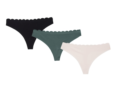 Foto 1 | Tanga Seamless Eva Tu Estilo Íntimo para Mujer 3 Piezas