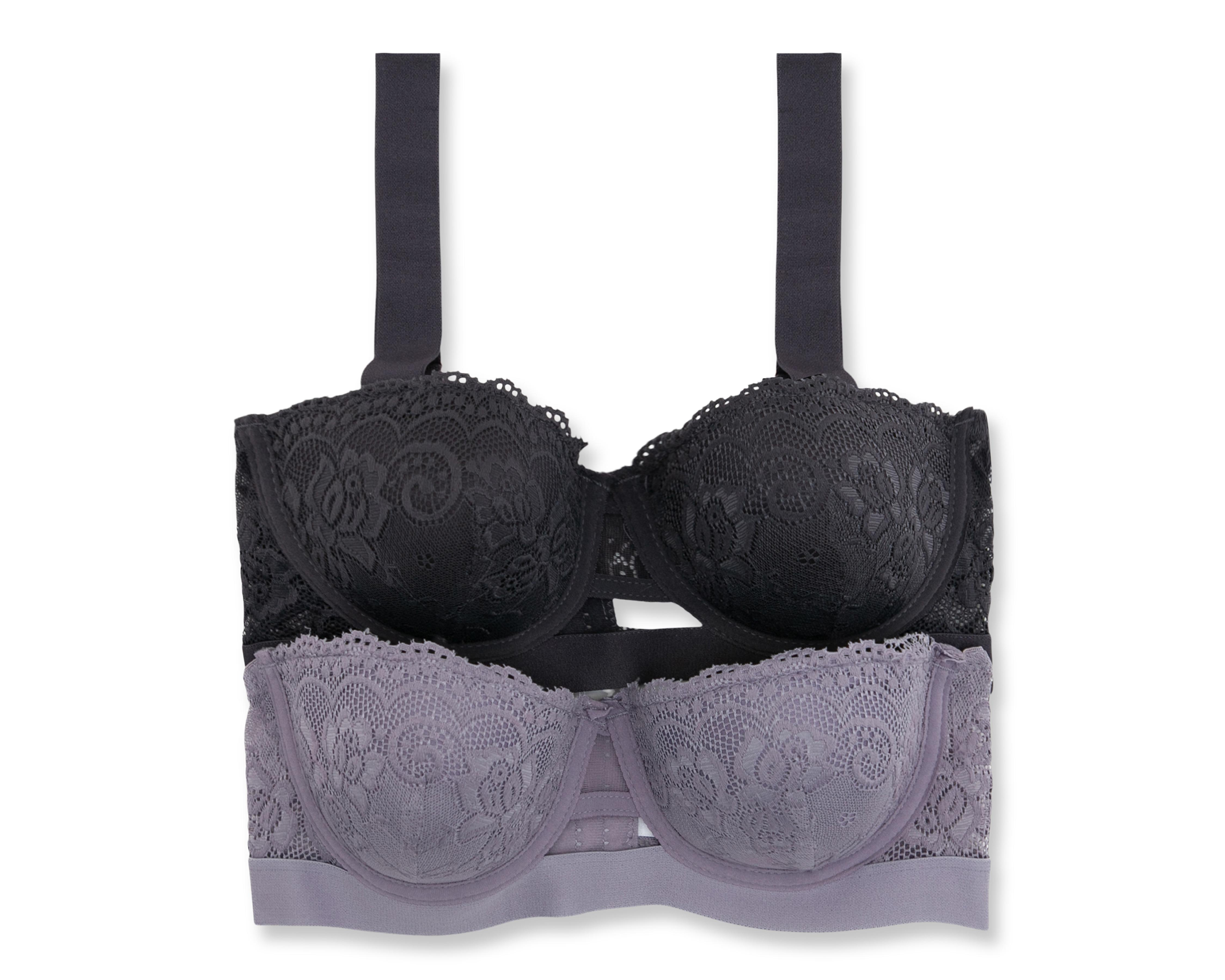 Brasier con Encaje Carnival Media Copa 2 Pack