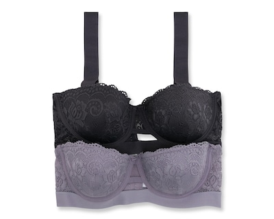 Foto 1 | Brasier con Encaje Carnival Media Copa 2 Pack
